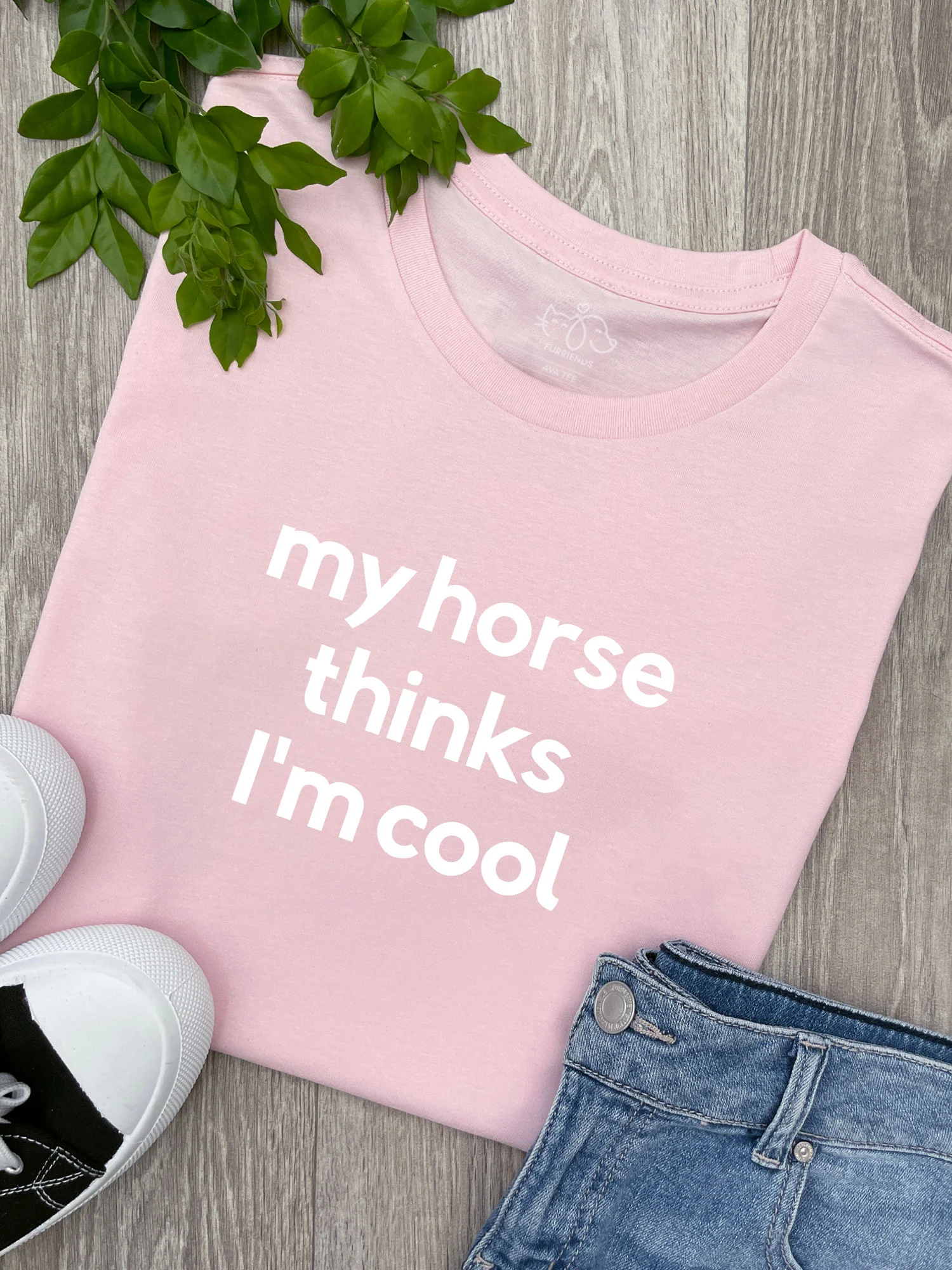 My Horse Thinks I'm Cool Ava Women's Regular Fit Tee - Image 4