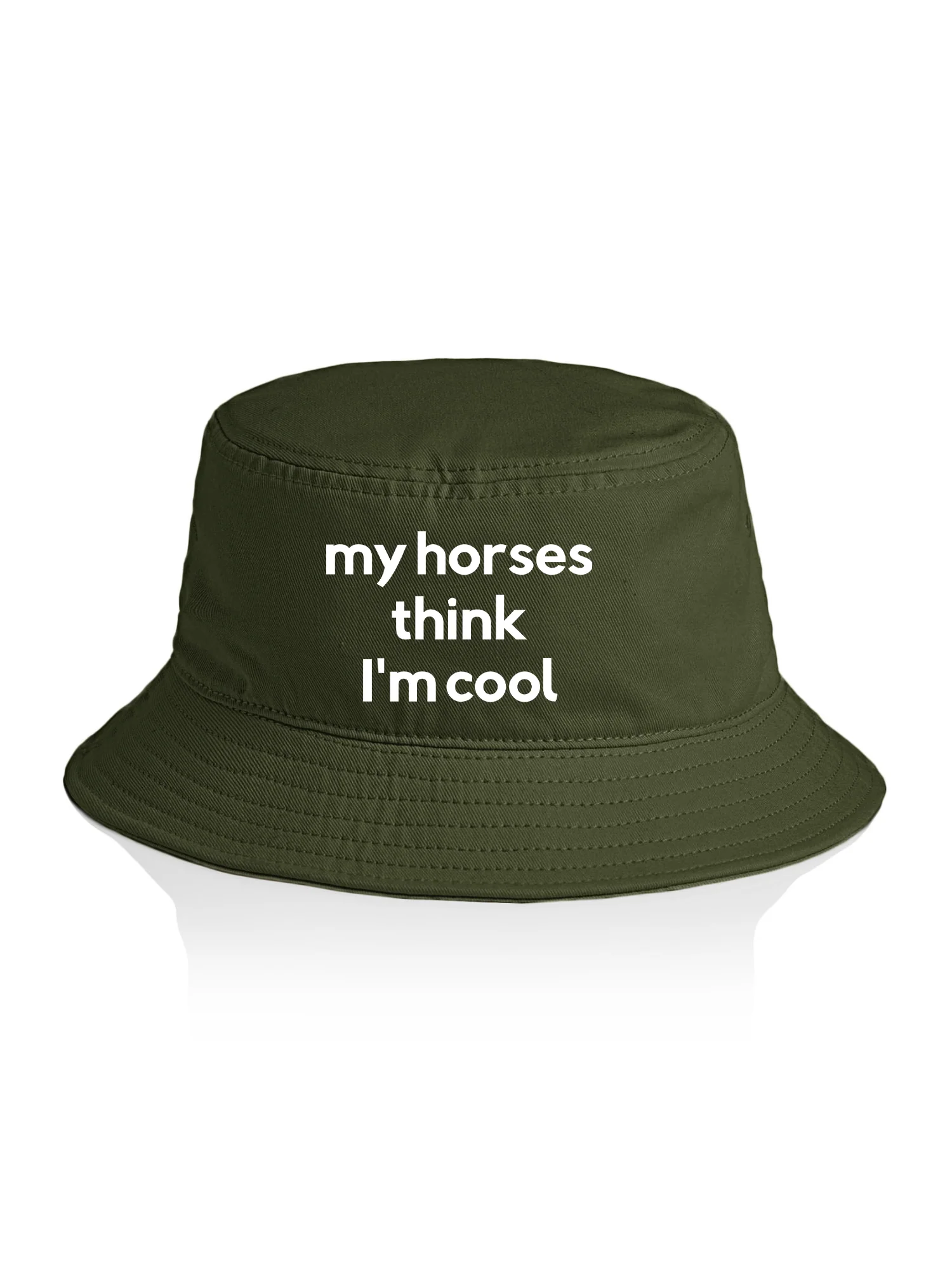 My Horse Thinks I'm Cool Bucket Hat - Image 15