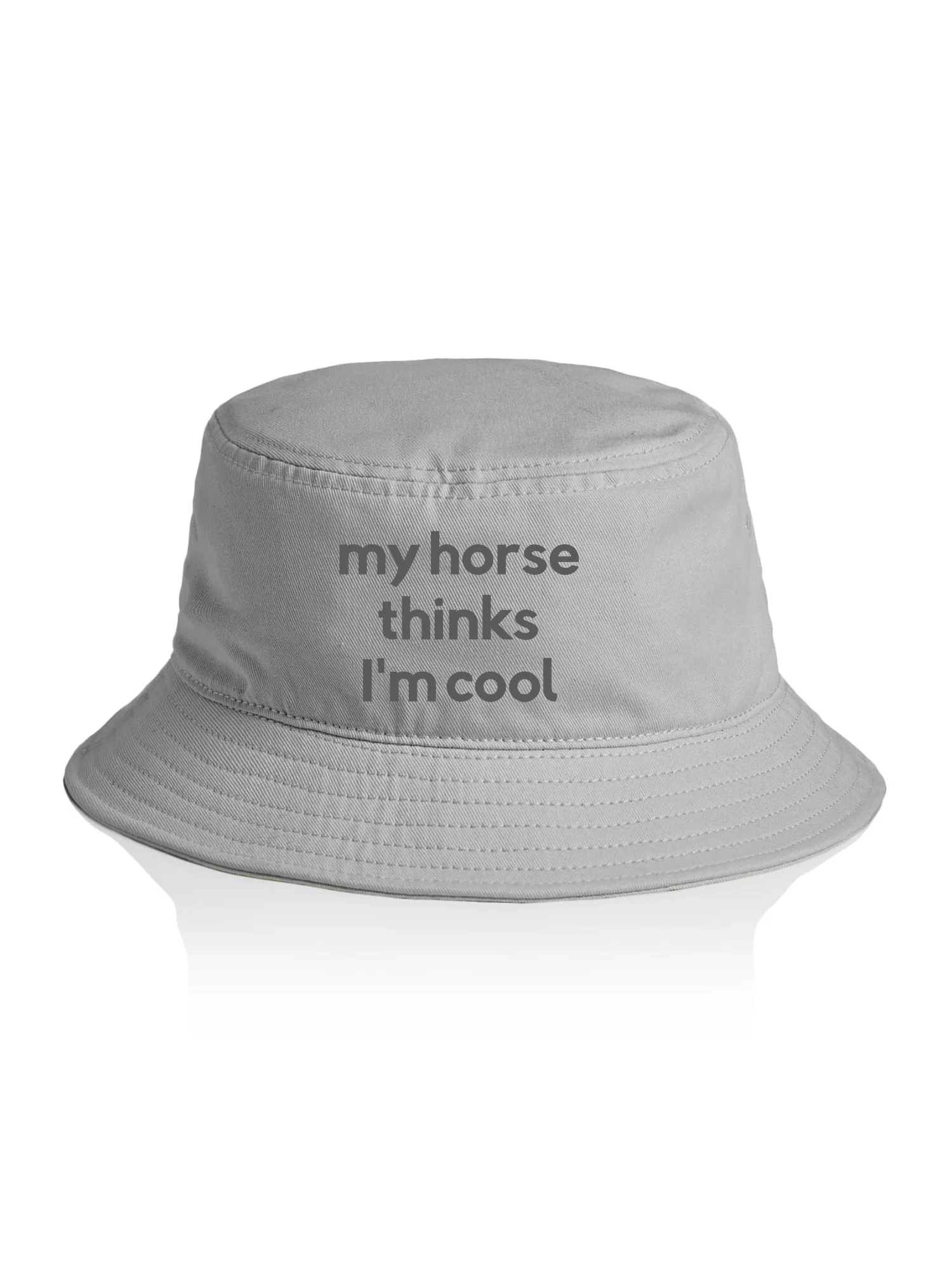 My Horse Thinks I'm Cool Bucket Hat - Image 4