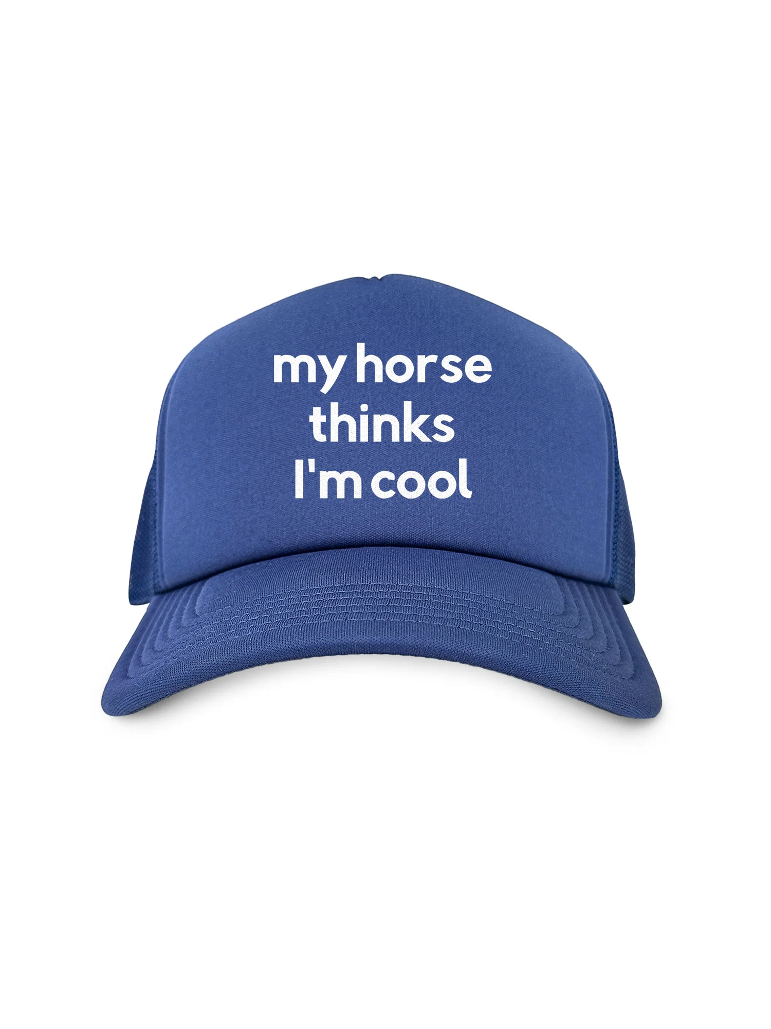 My Horse Thinks I'm Cool Foam Trucker Cap - Image 2