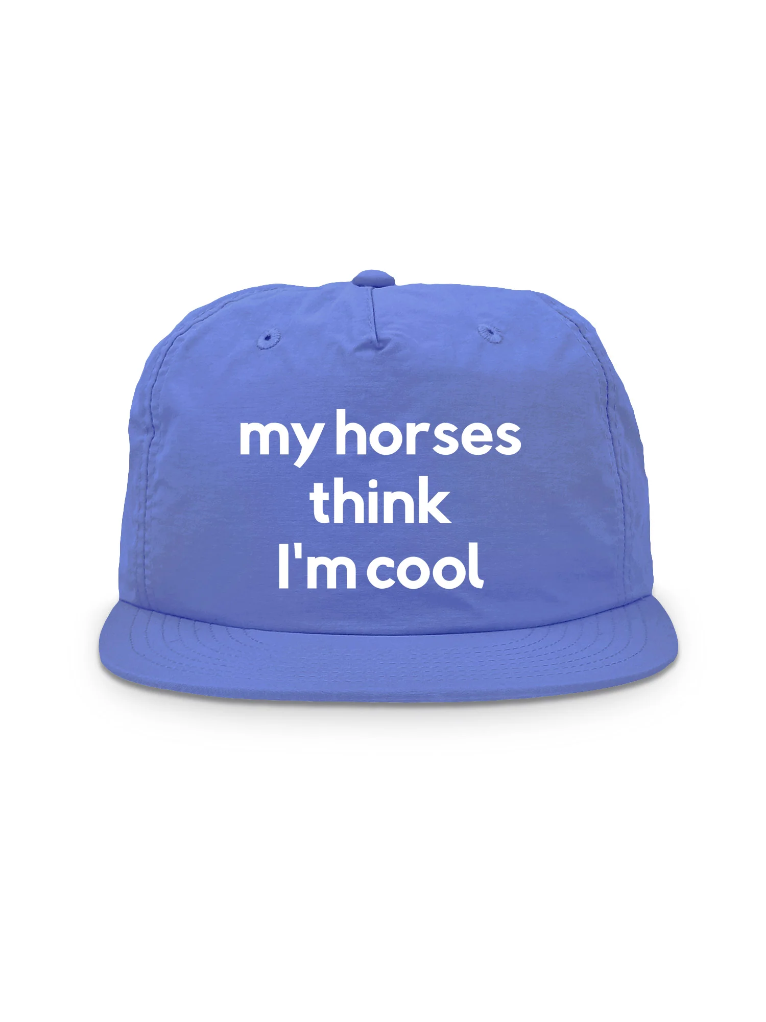 My Horse Thinks I'm Cool Quick-Dry Cap - Image 13