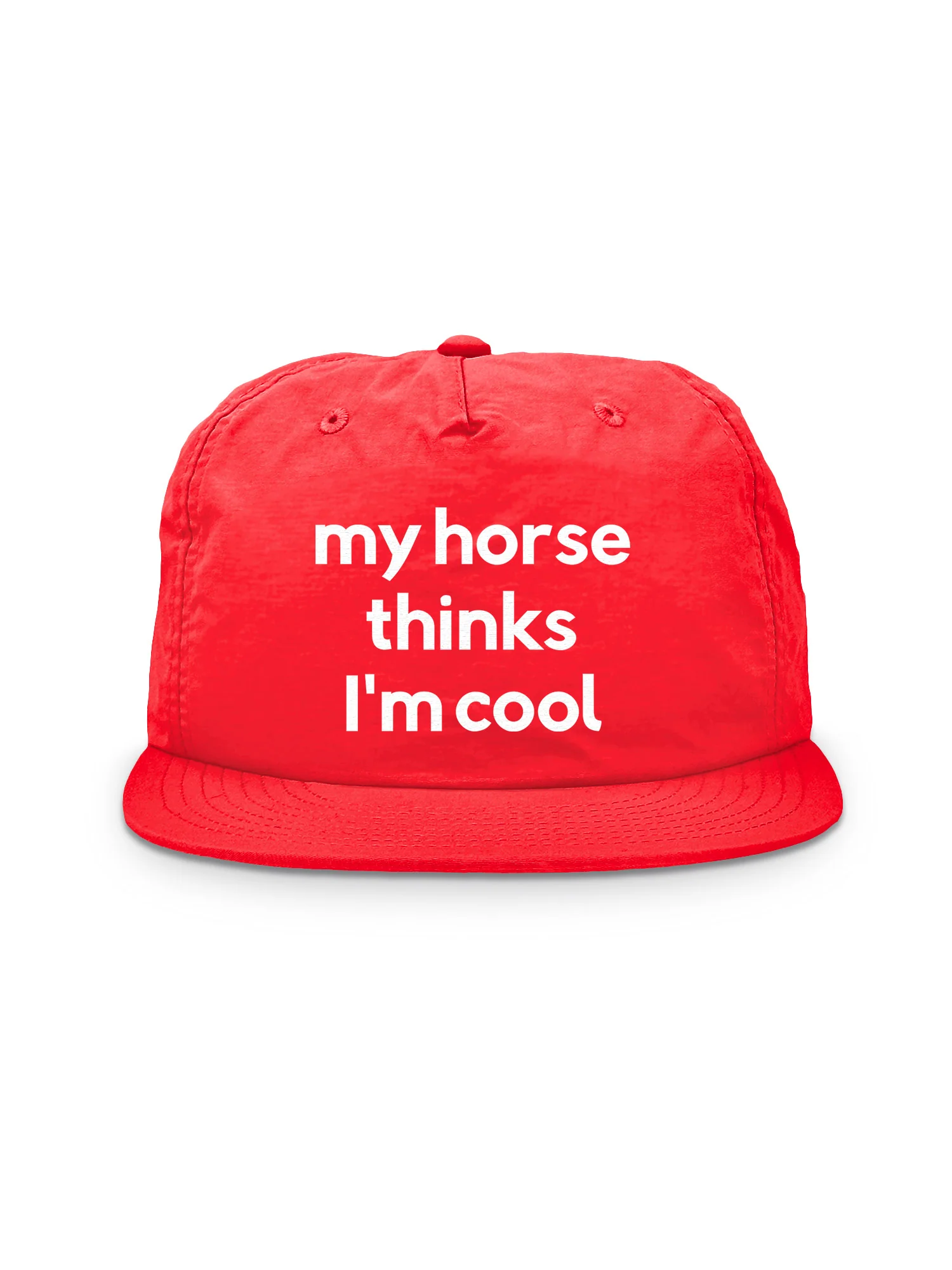 My Horse Thinks I'm Cool Quick-Dry Cap - Image 3