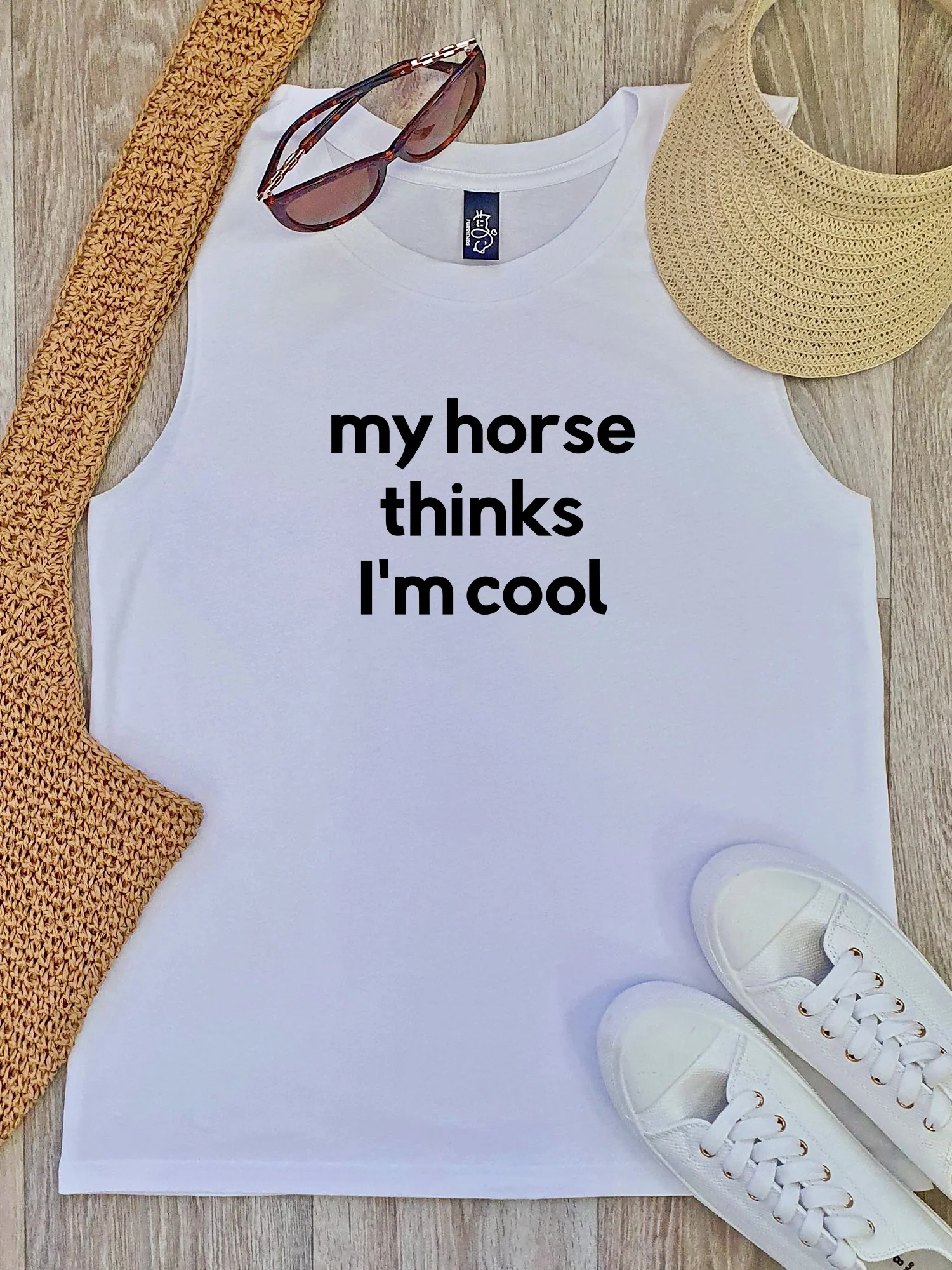 My Horse Thinks I'm Cool Marley Tank - Image 4