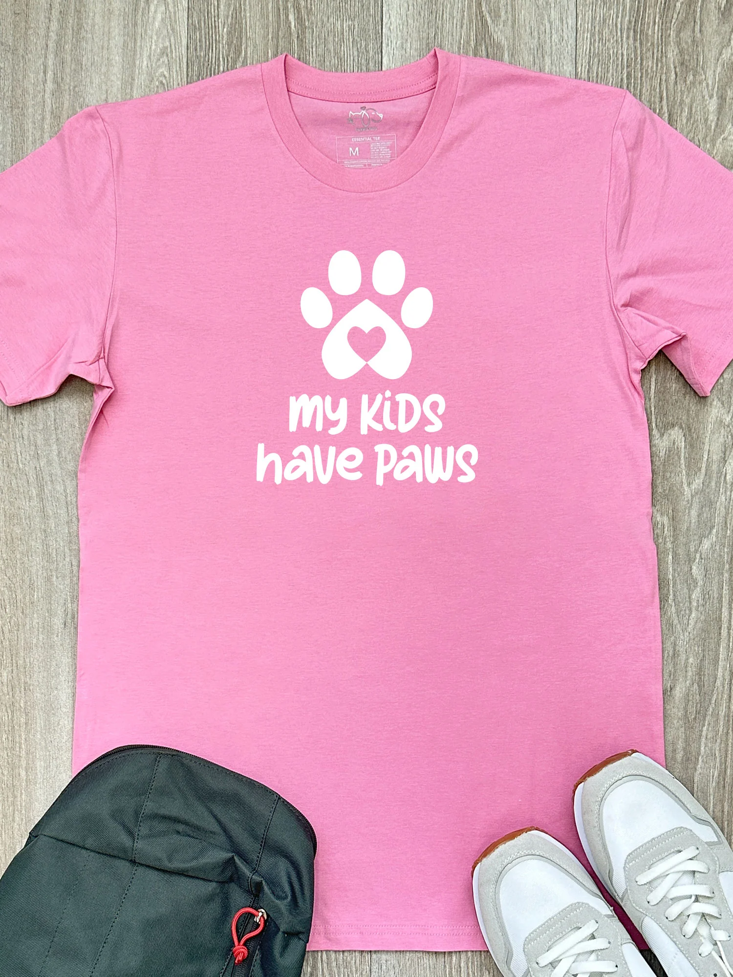 My Kids Have Paws Essential Unisex Tee - Image 7