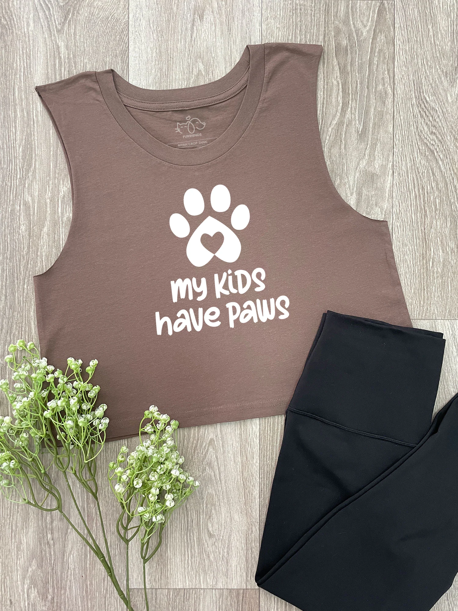 My Kids Have Paws Myah Crop Tank - Image 2