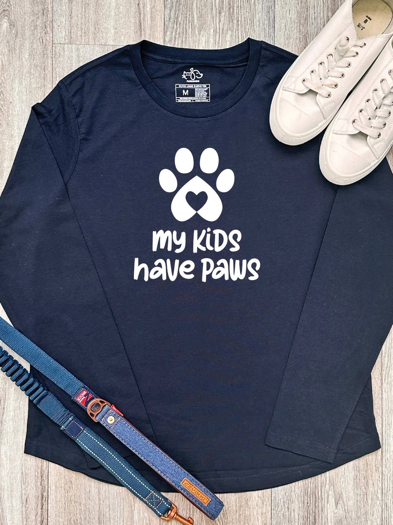 My Kids Have Paws Olivia Long Sleeve Tee - Image 3
