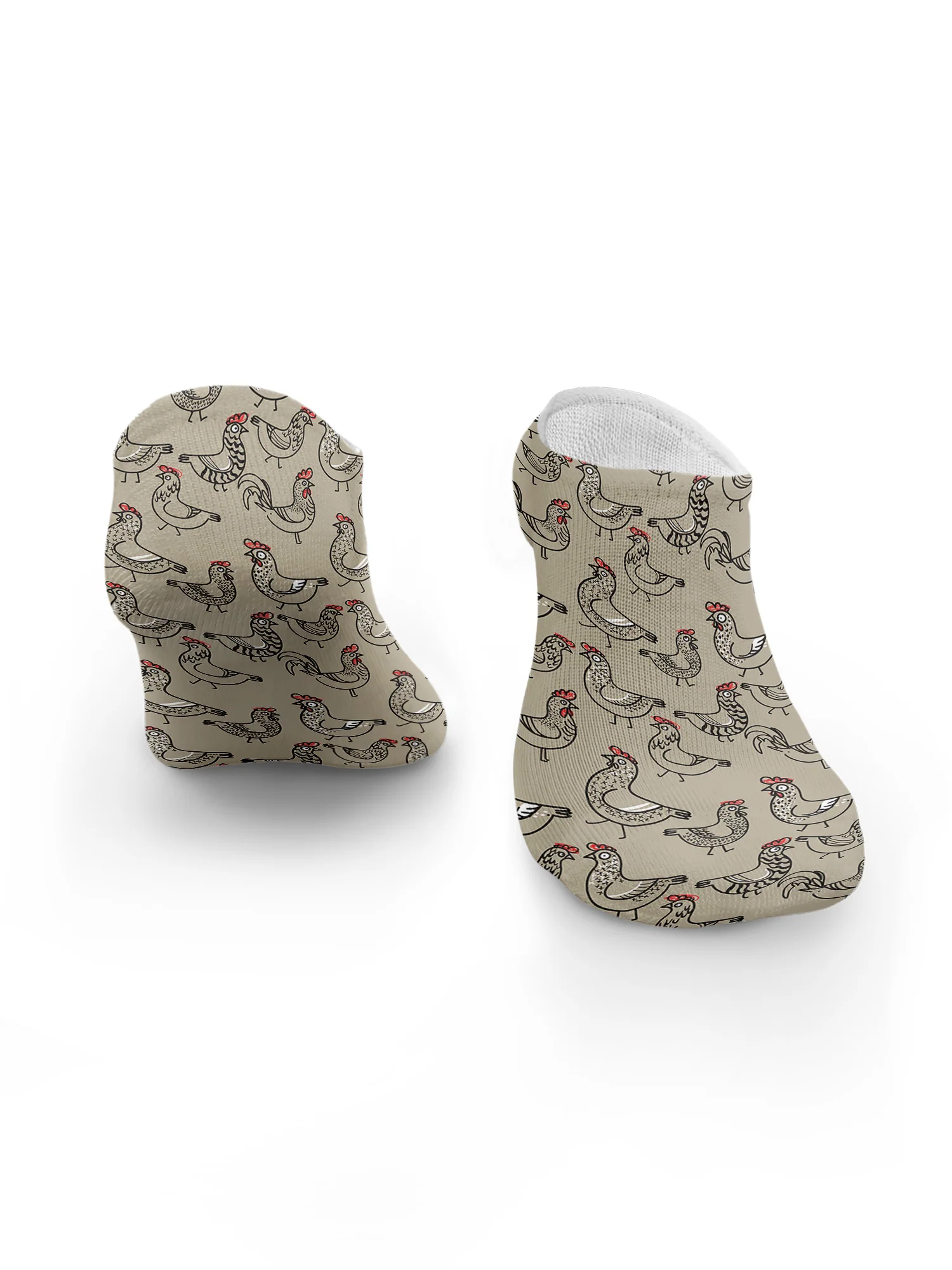 Chicken Splicken No Show Socks - Image 4