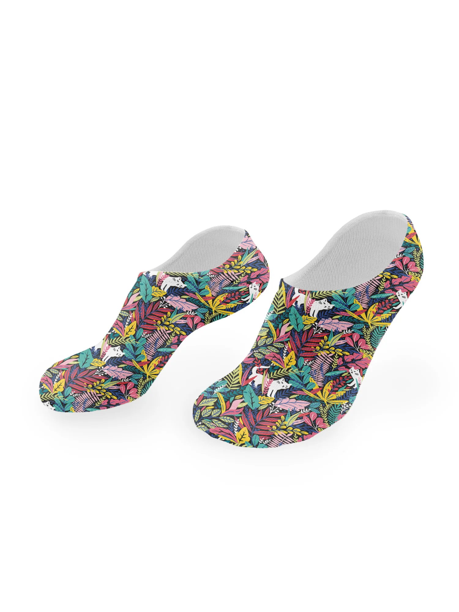 Jungle Cat No Show Socks - Image 3