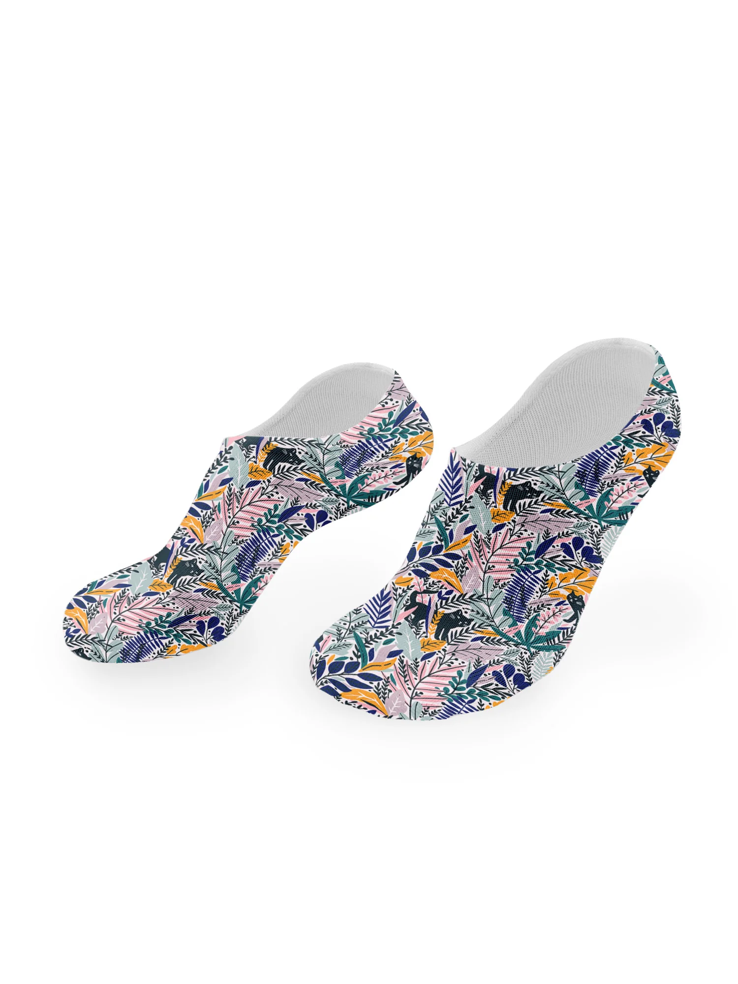 Jungle Cat No Show Socks - Image 4