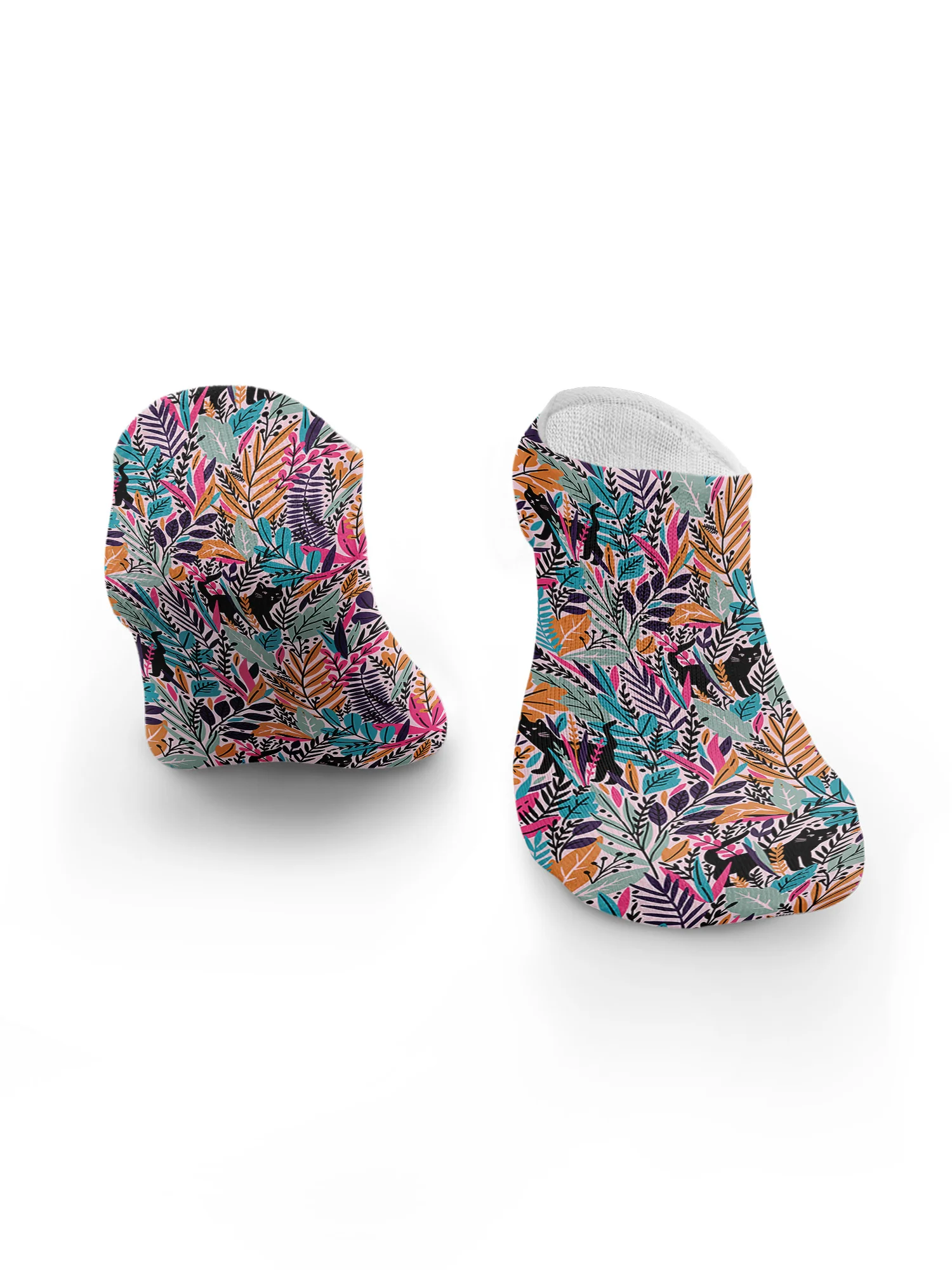 Jungle Cat No Show Socks - Image 6