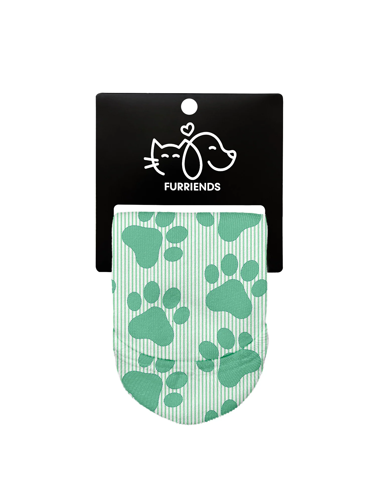 Paws & Pinstripes No Show Socks - Image 10