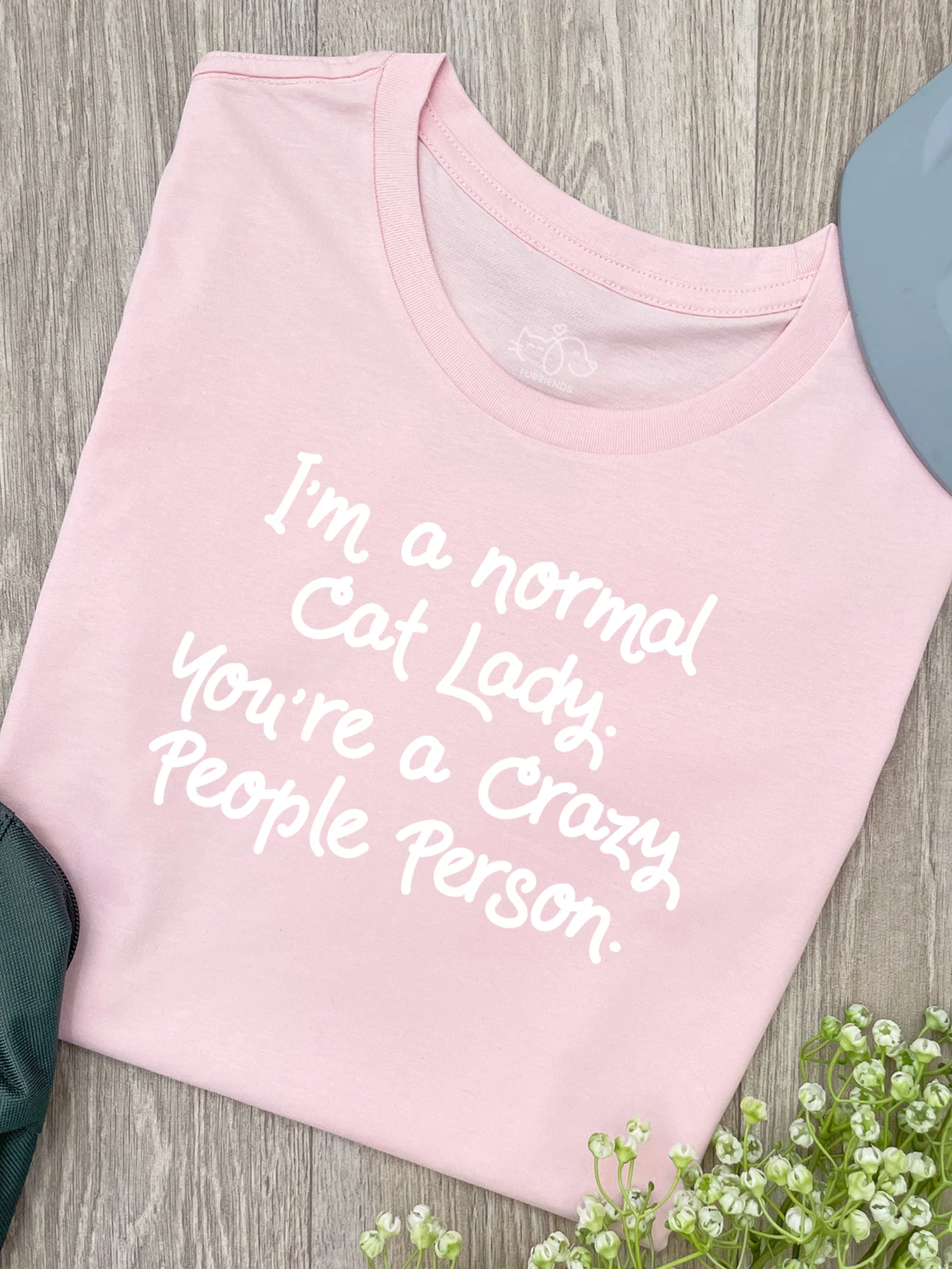 I'm A Normal Cat Lady. You're A Crazy People Person. Ava Women's Regular Fit Tee - Image 4