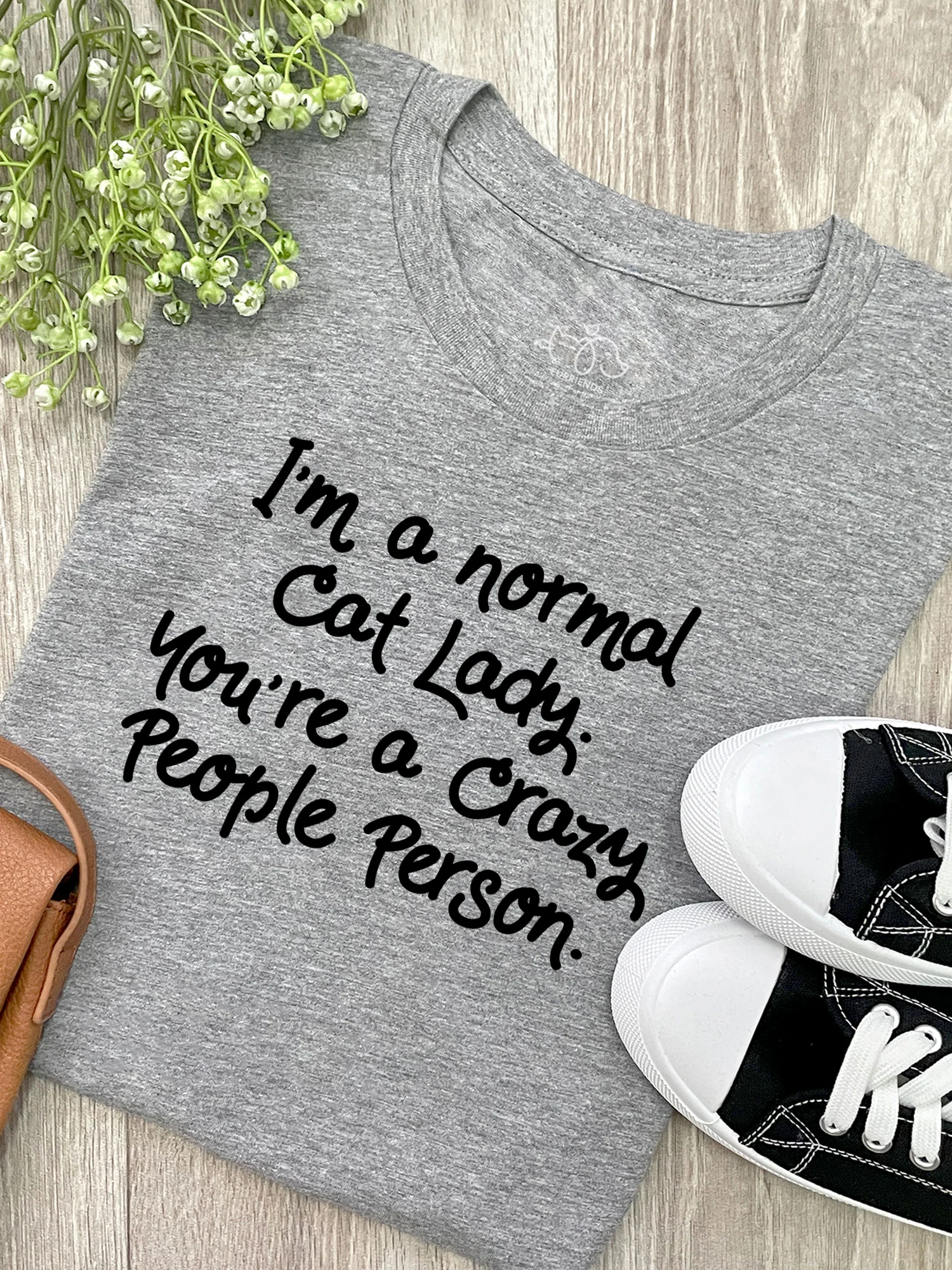 I'm A Normal Cat Lady. You're A Crazy People Person. Ava Women's Regular Fit Tee - Image 6