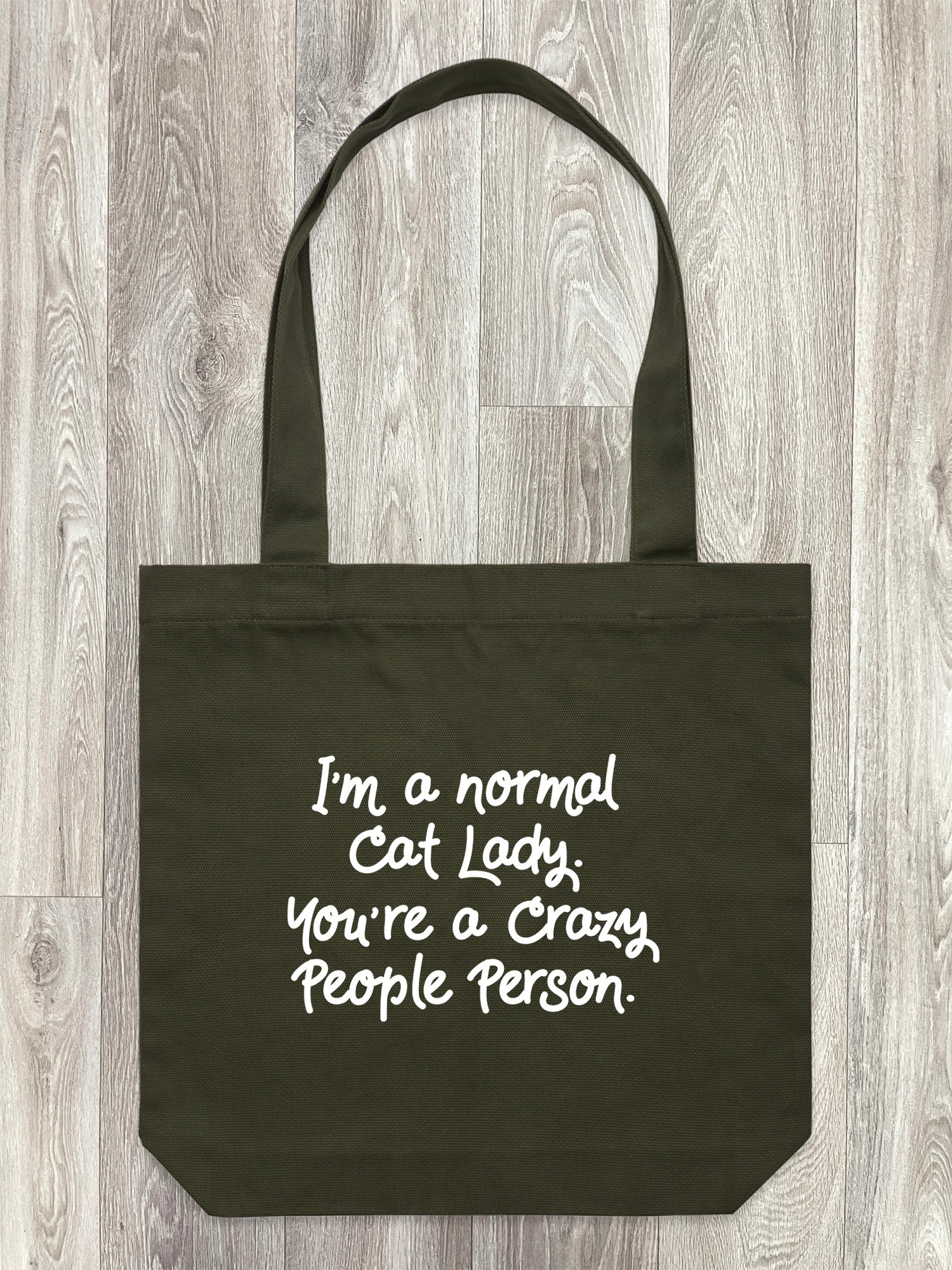 I'm A Normal Cat Lady. You're A Crazy People Person. Edith Tote Bag - Image 8
