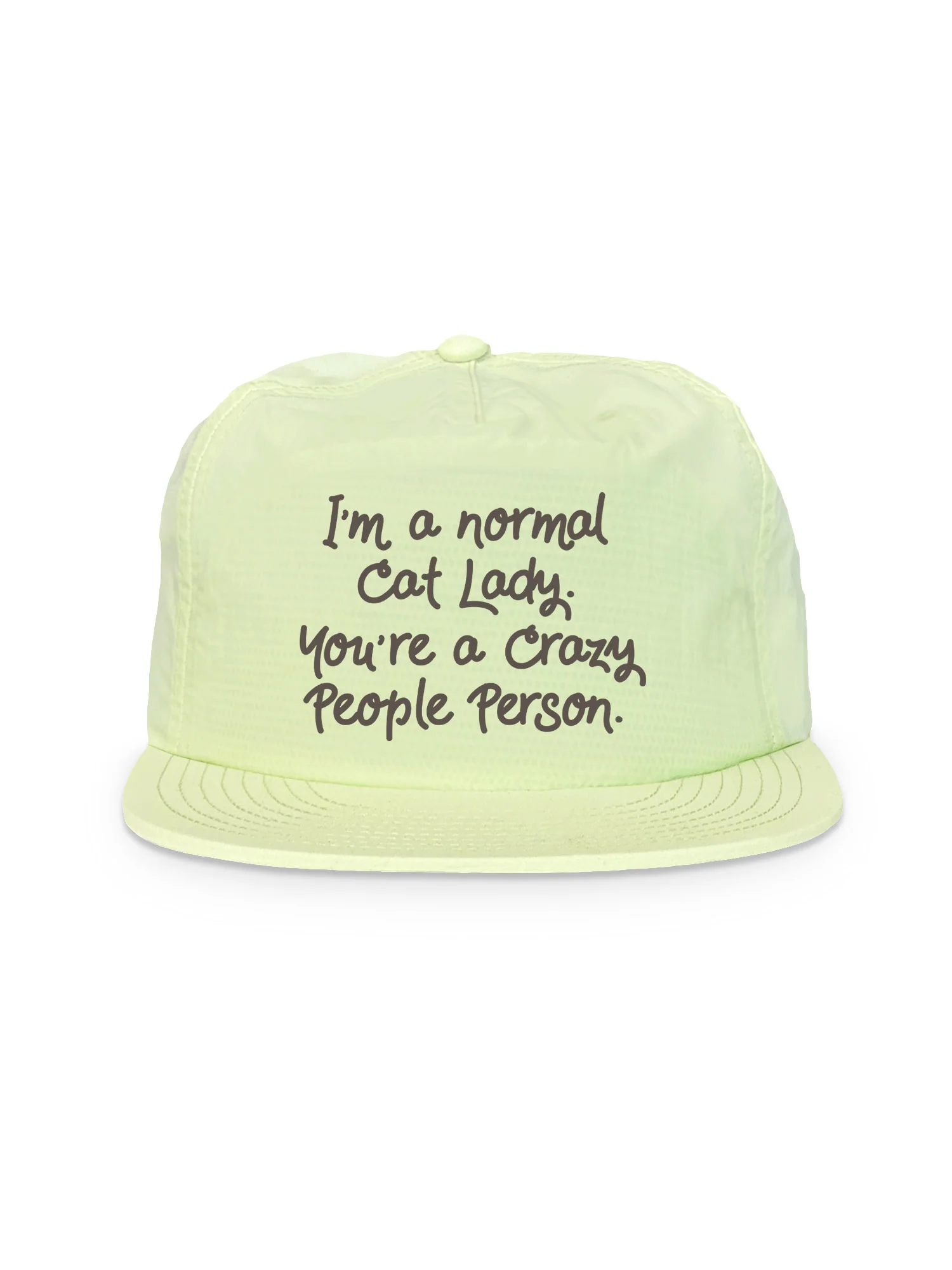 I'm A Normal Cat Lady. You're A Crazy People Person. Quick-Dry Cap - Image 6
