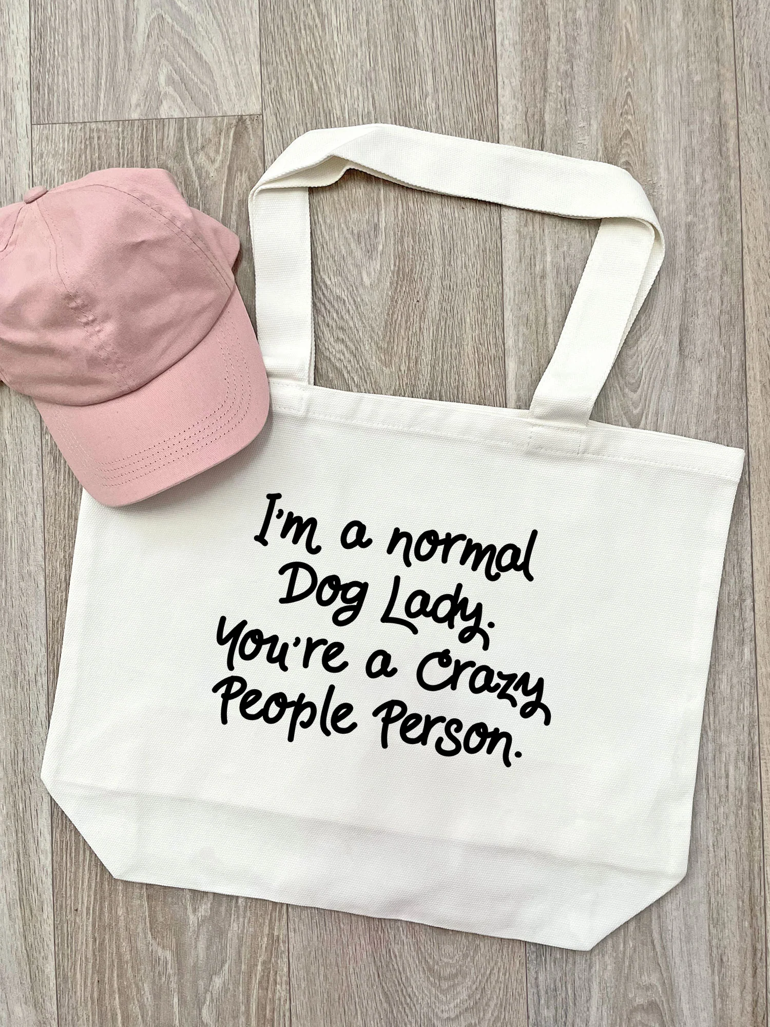 I'm A Normal Dog Lady. You're A Crazy People Person. Stella Tote Bag - Image 2