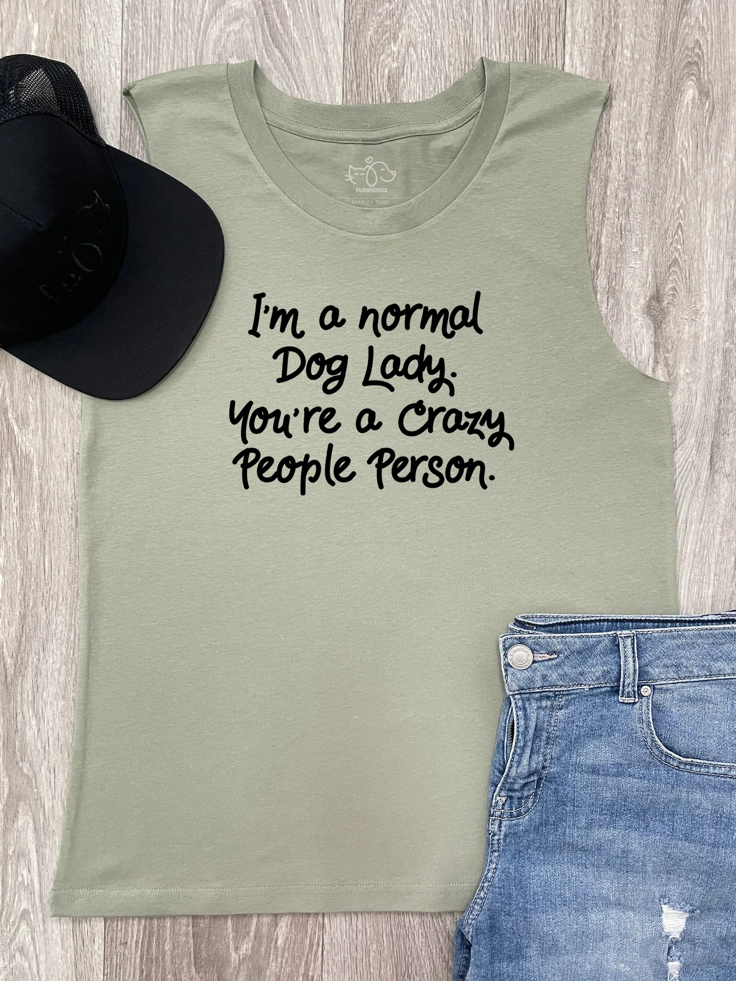 I'm A Normal Dog Lady. You're A Crazy People Person. Marley Tank - Image 2