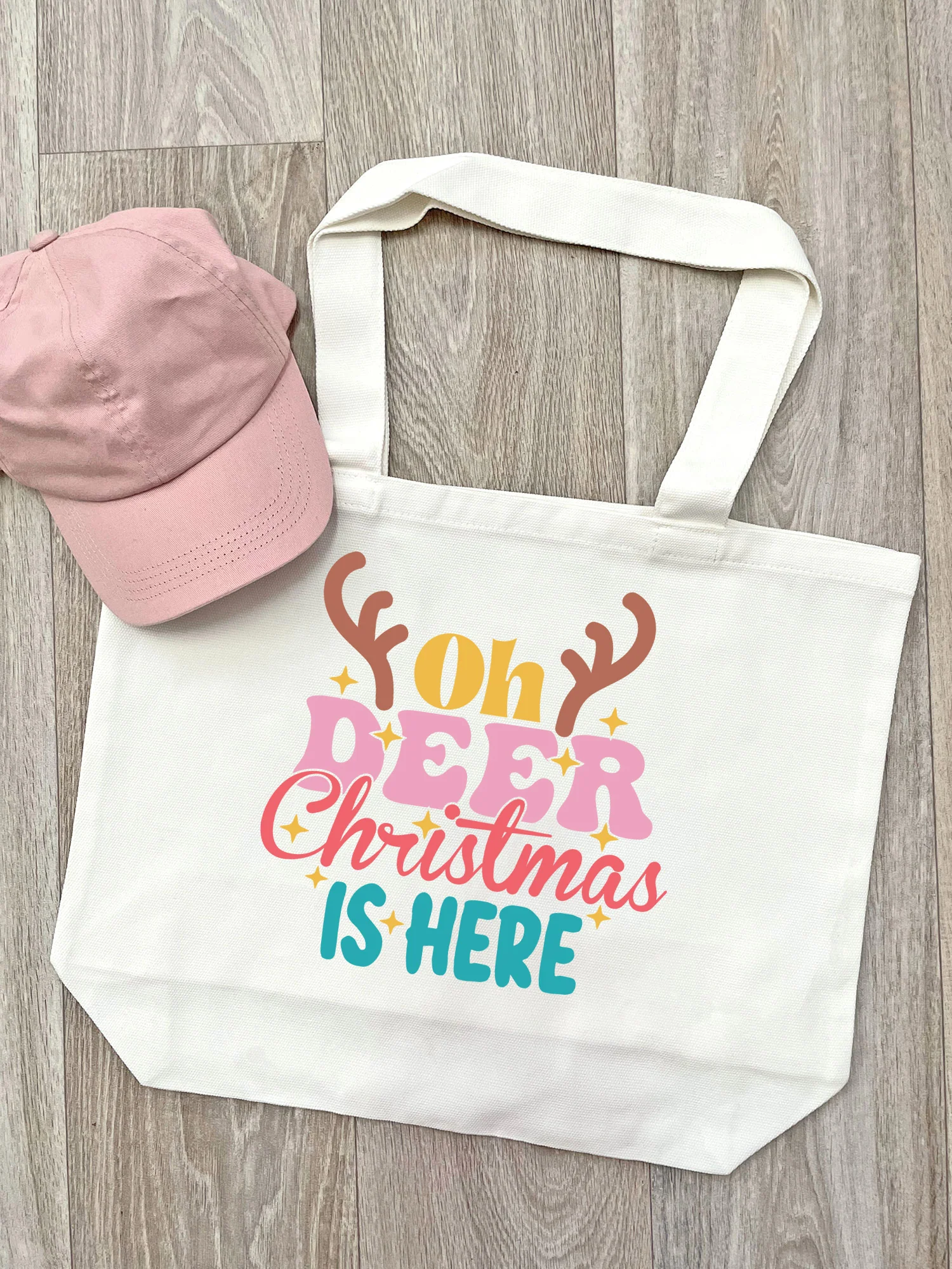 Oh Deer. Christmas Is Here Stella Tote Bag - Image 2