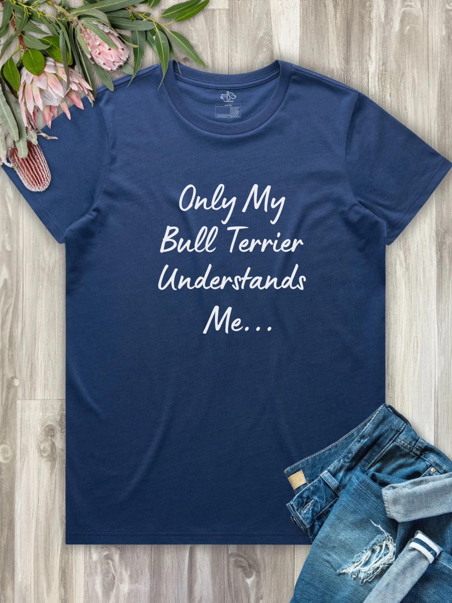 Only My Bull Terrier Understands Me Regular Fit T-shirt - Image 5
