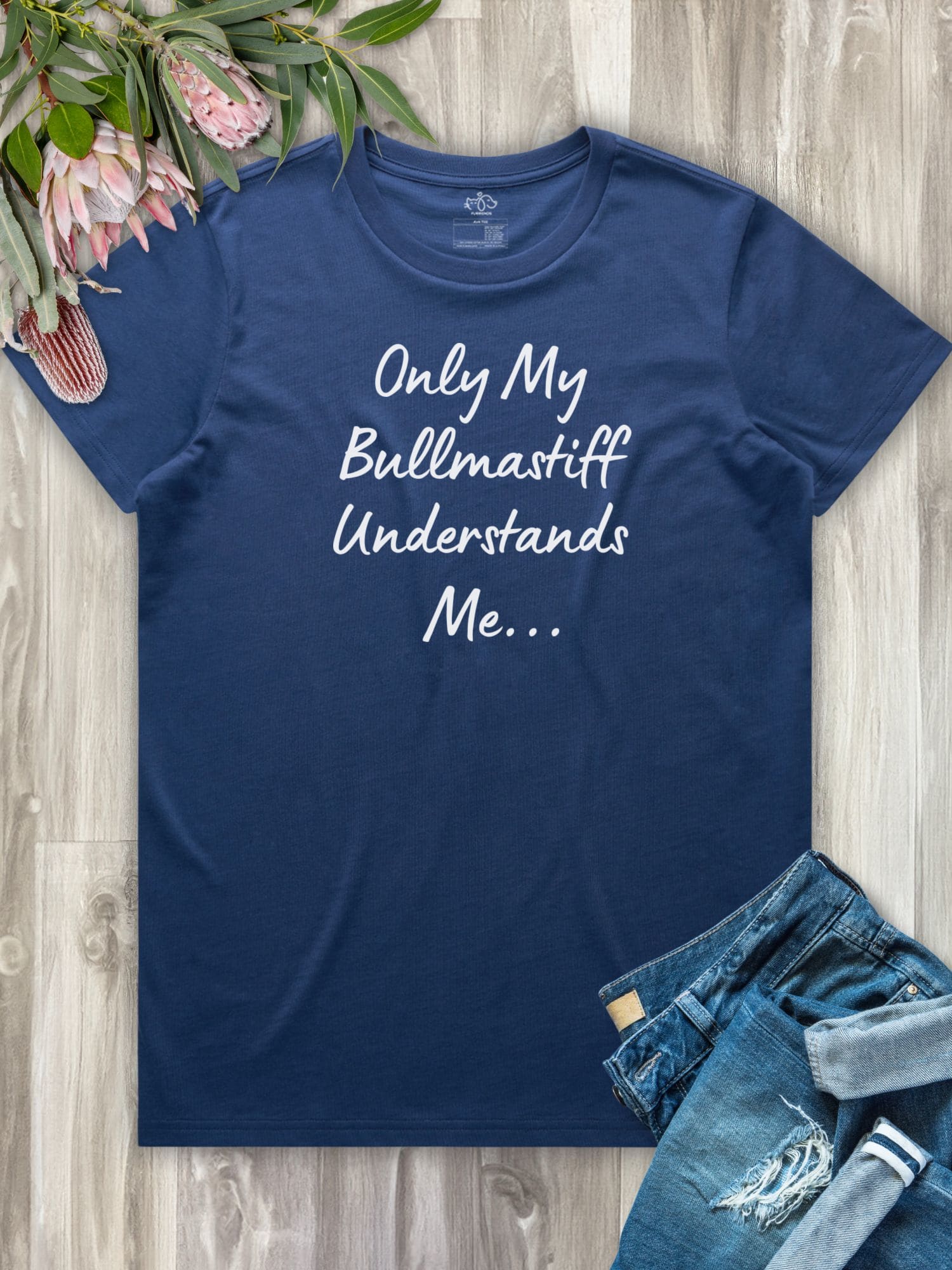 Only My Bullmastiff Understands Me Regular Fit T-shirt - Image 5