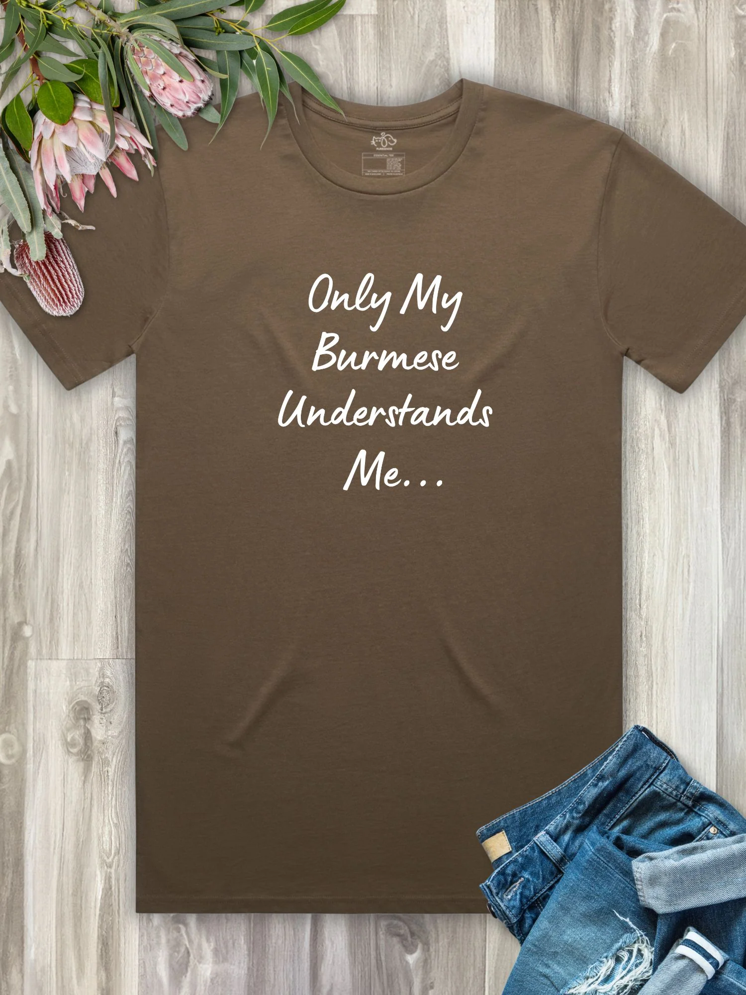 Only My Burmese Understands Me Regular Fit T-shirt - Image 6