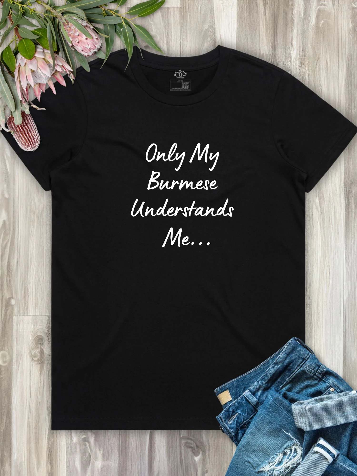 Only My Burmese Understands Me Regular Fit T-shirt - Image 8