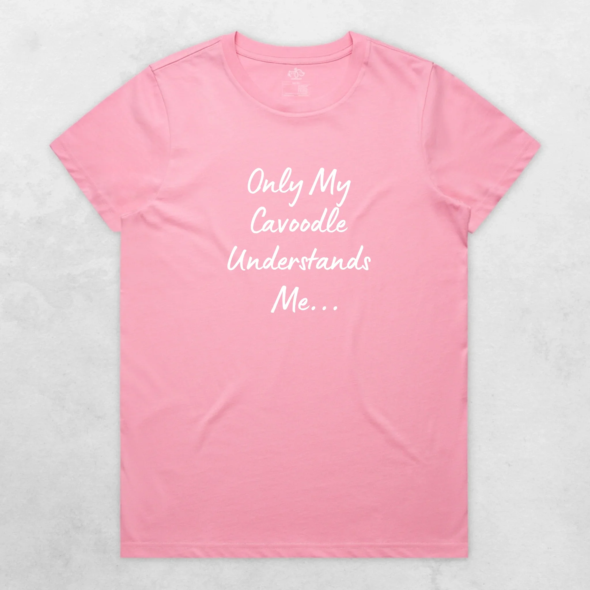 Only My Cavoodle Understands Me Regular Fit T-shirt - Image 4