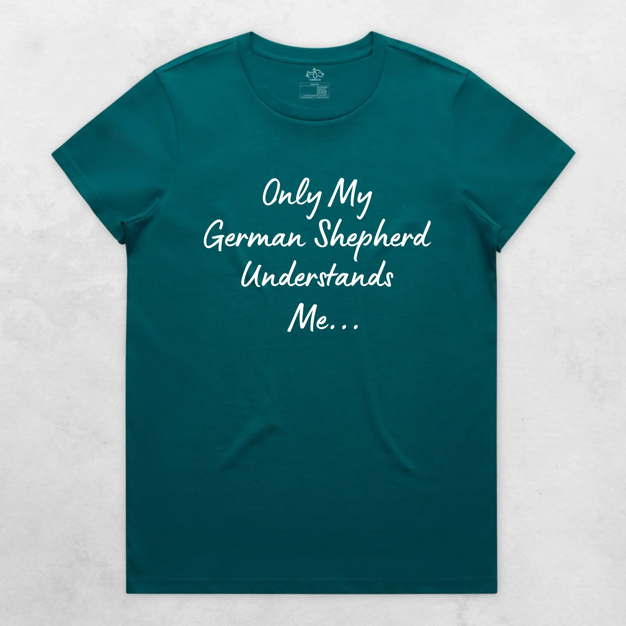 Only My German Shepherd Understands Me Regular Fit T-shirt - Image 3