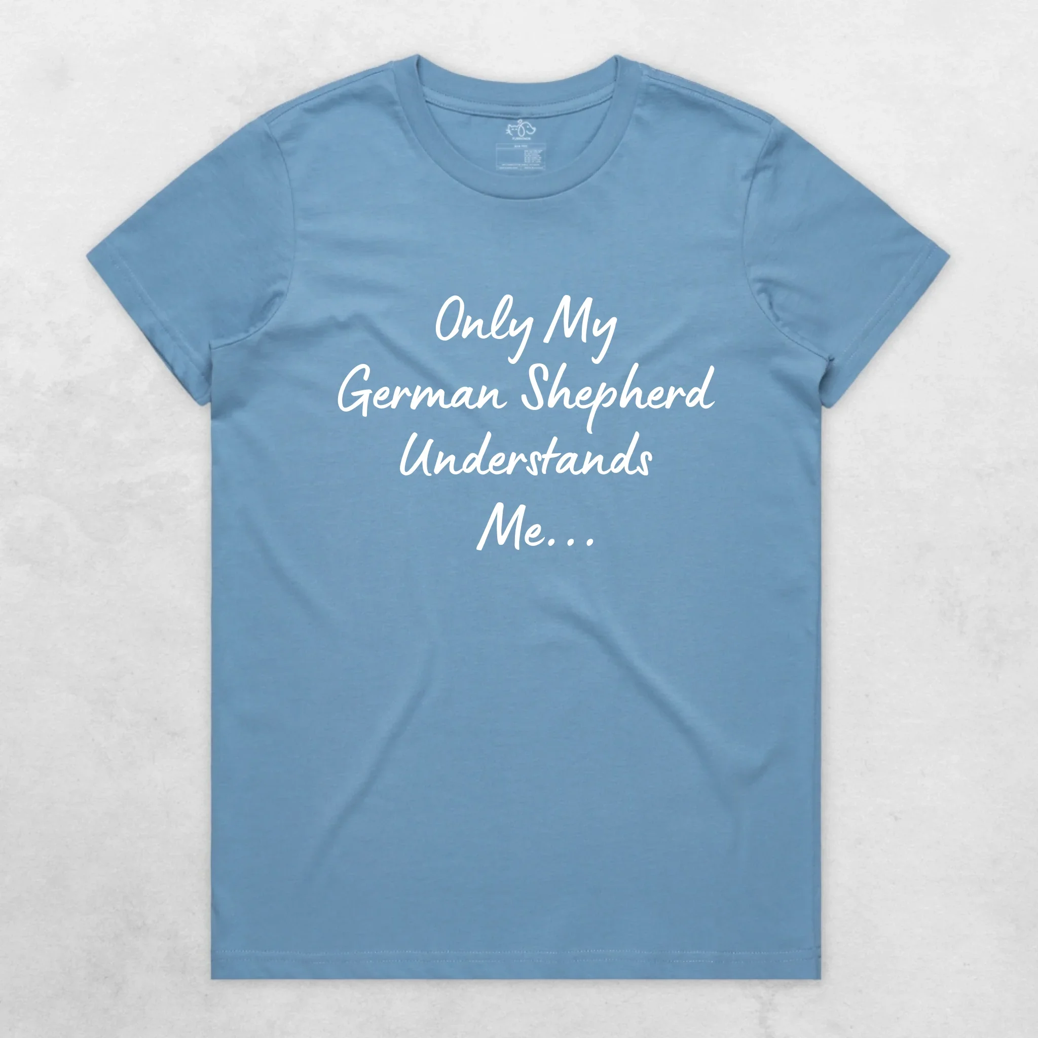 Only My German Shepherd Understands Me Regular Fit T-shirt - Image 5