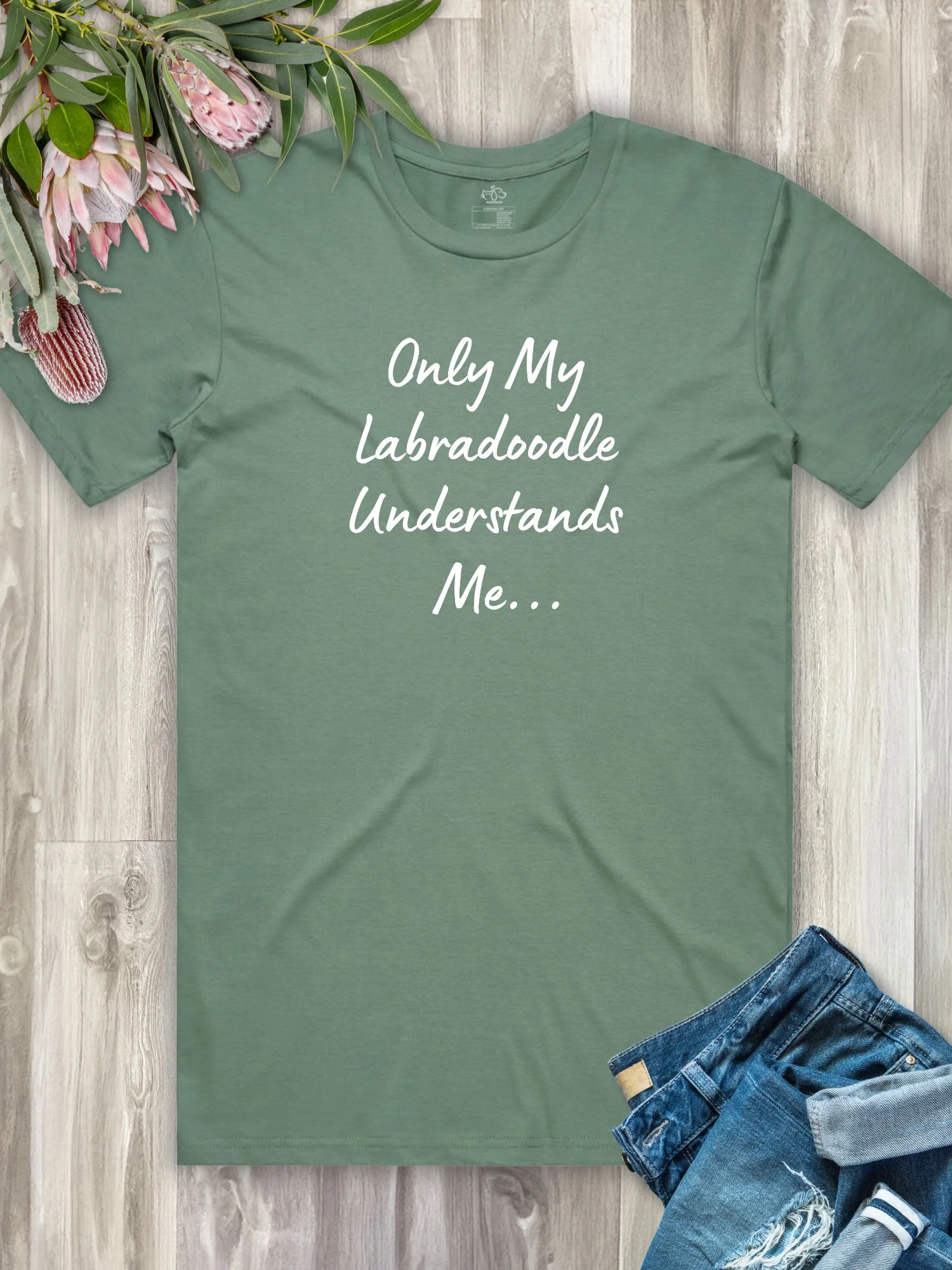 Only My Labradoodle Understands Me Regular Fit T-shirt - Image 5