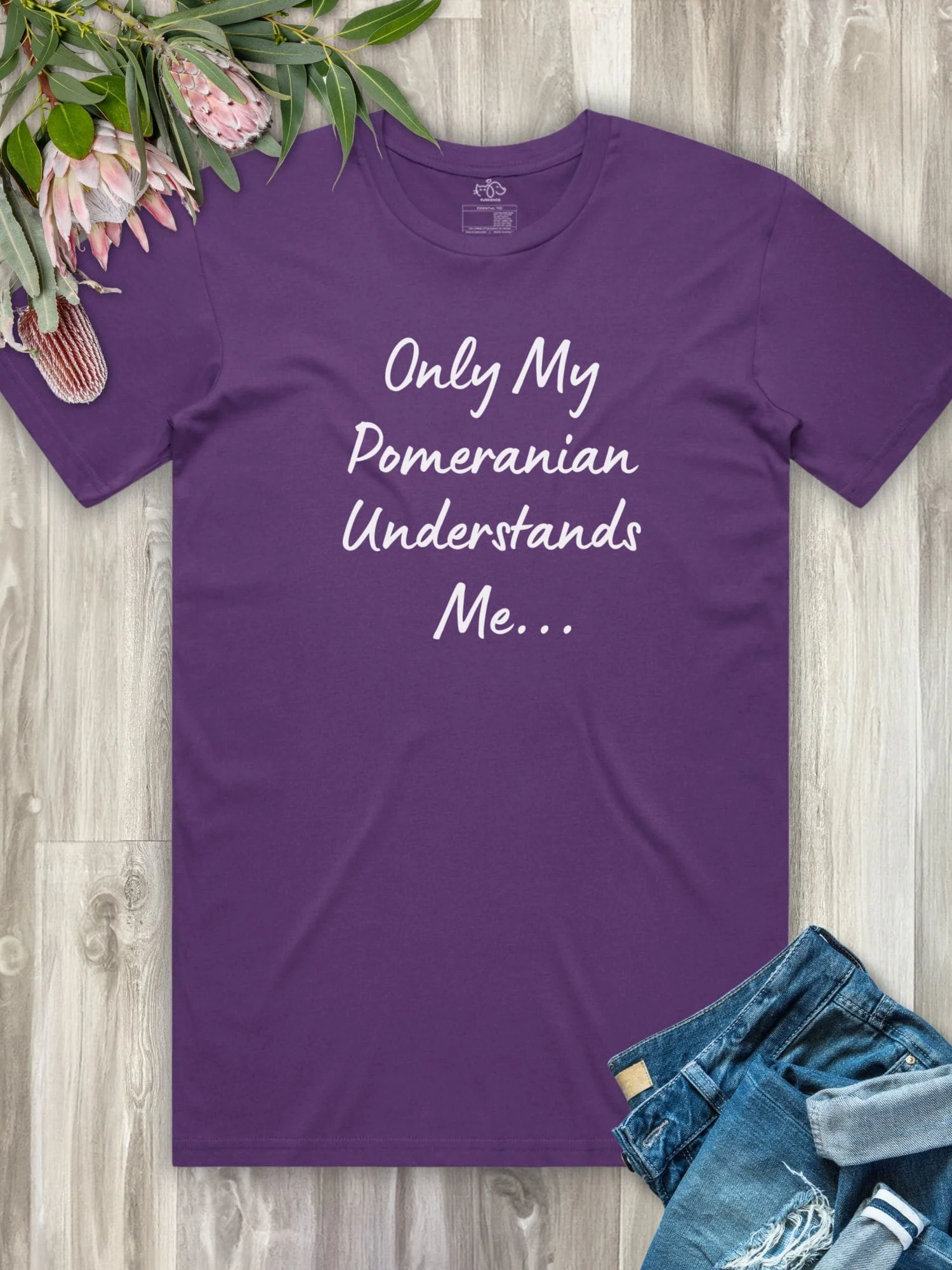 Only My Pomeranian Understands Me Regular Fit T-shirt - Image 14