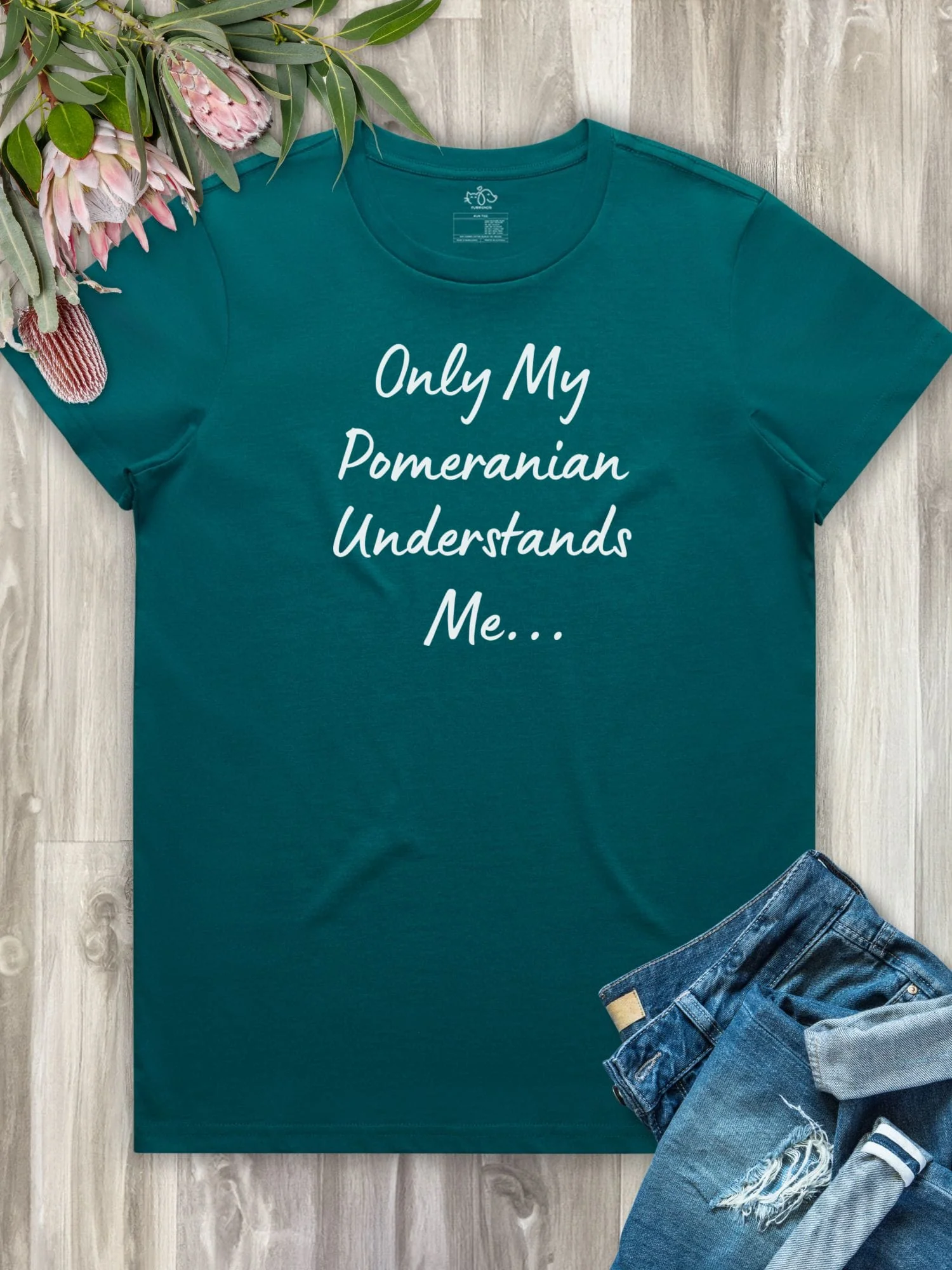 Only My Pomeranian Understands Me Regular Fit T-shirt - Image 3