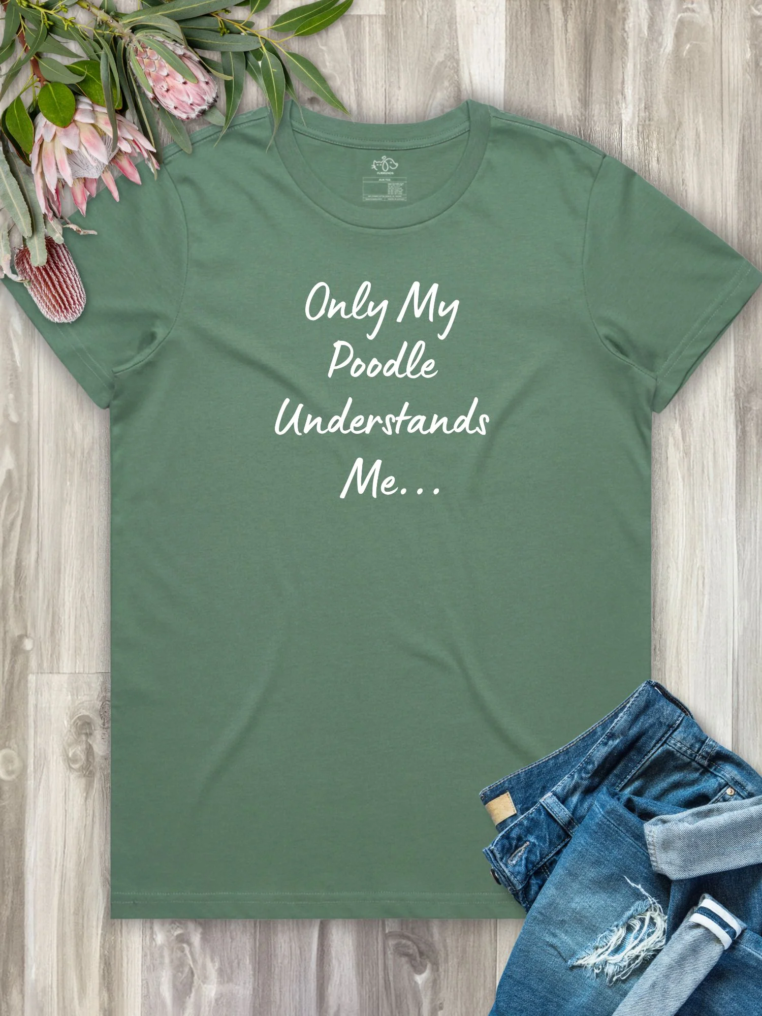 Only My Poodle Understands Me Regular Fit T-shirt - Image 6