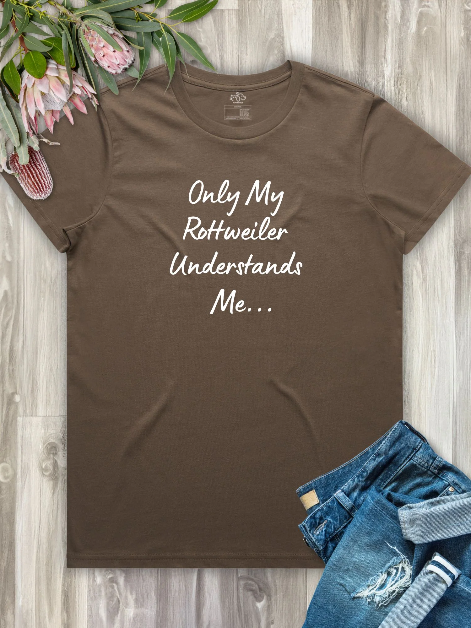 Only My Rottweiler Understands Me Regular Fit T-shirt - Image 12