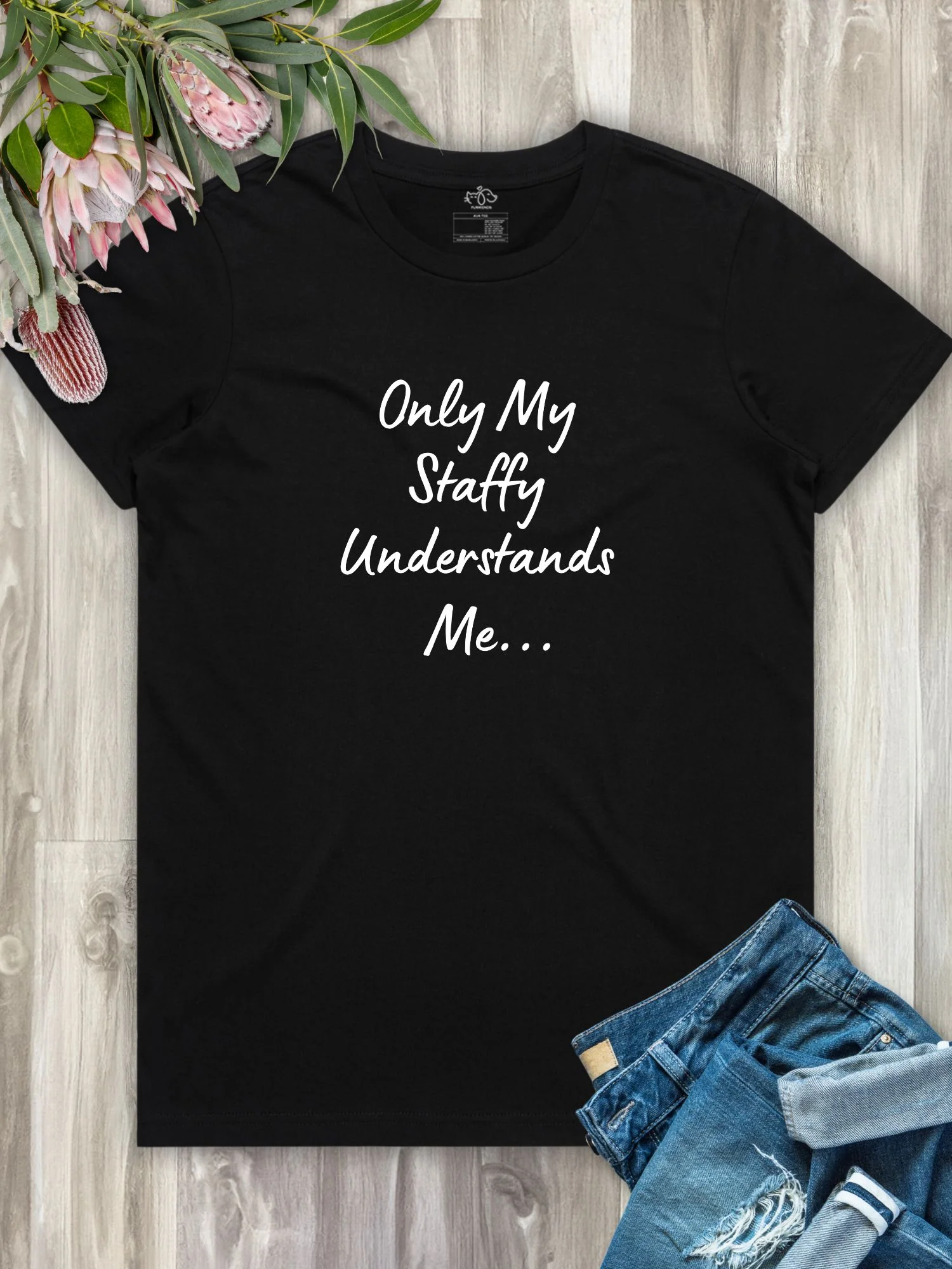 Only My Staffy Understands Me Regular Fit T-shirt - Image 8