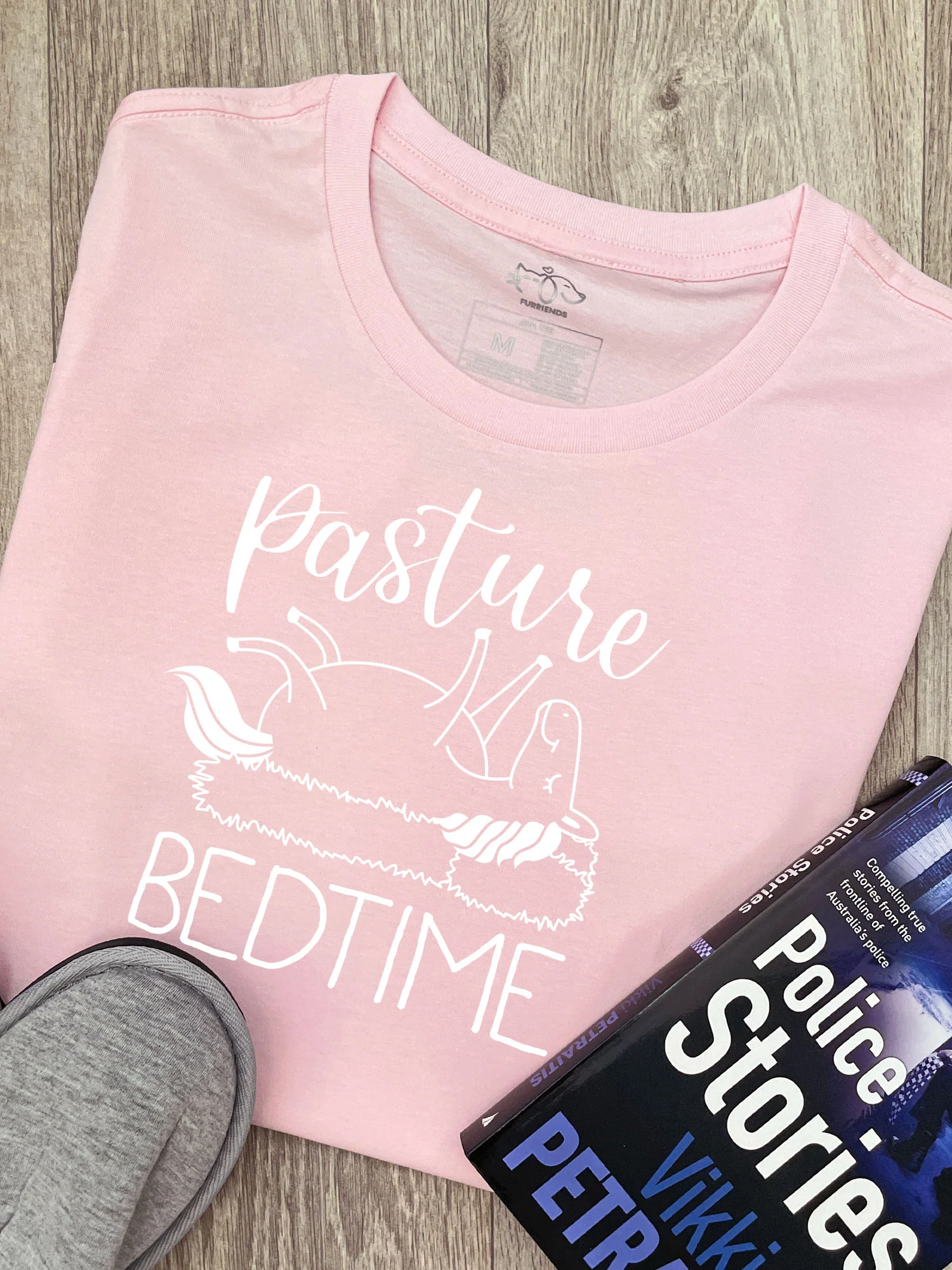 Pasture Bedtime Horse Lovers Ava Women's Regular Fit Tee - Image 3