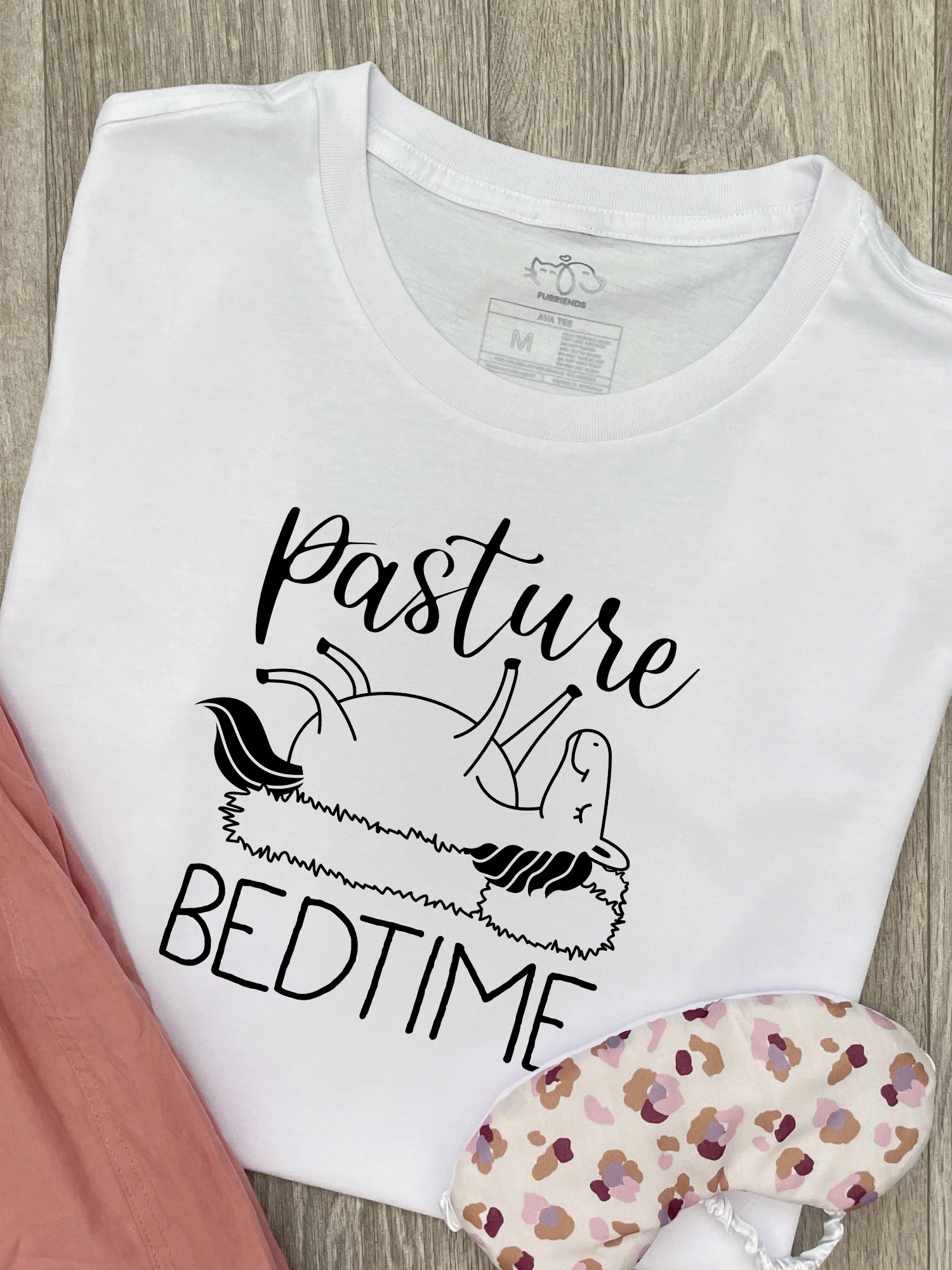 Pasture Bedtime Horse Lovers Ava Women's Regular Fit Tee - Image 4