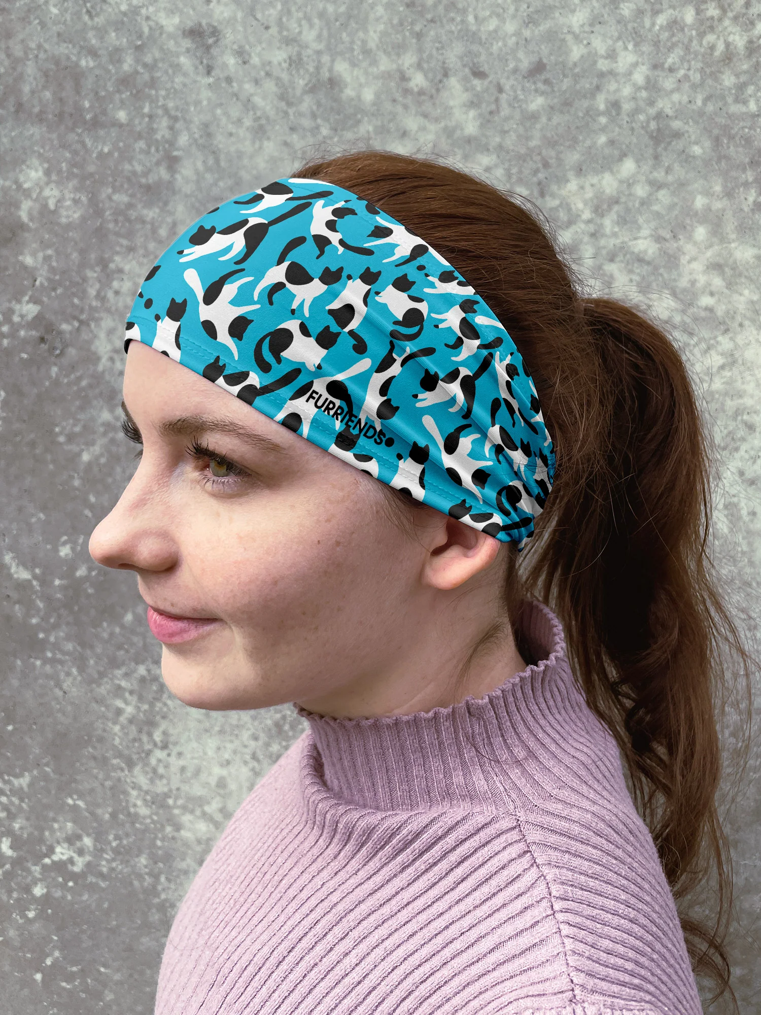 Patch The Cat Eco Performance Headband - Image 6
