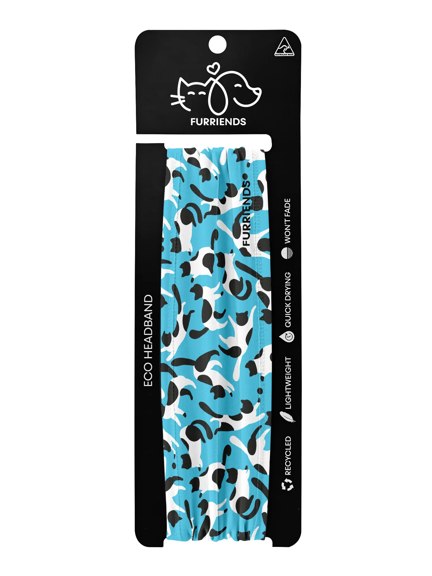 Patch The Cat Eco Performance Headband - Image 8