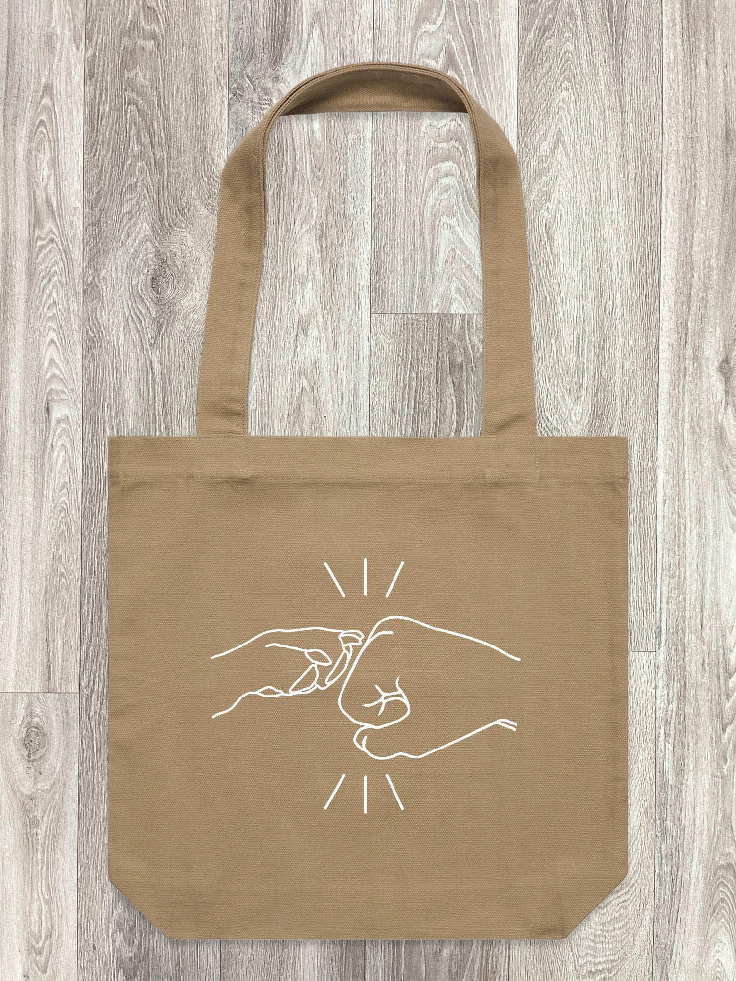 Paw Fist Bump Edith Tote Bag - Image 4