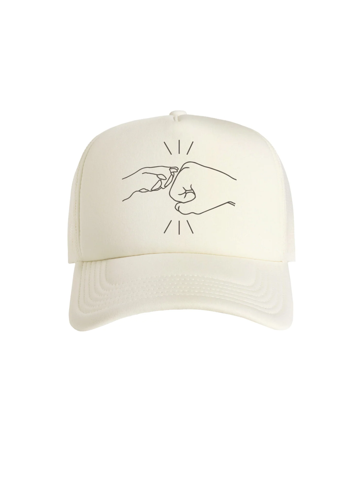 Paw Fist Bump Foam Trucker Cap - Image 7