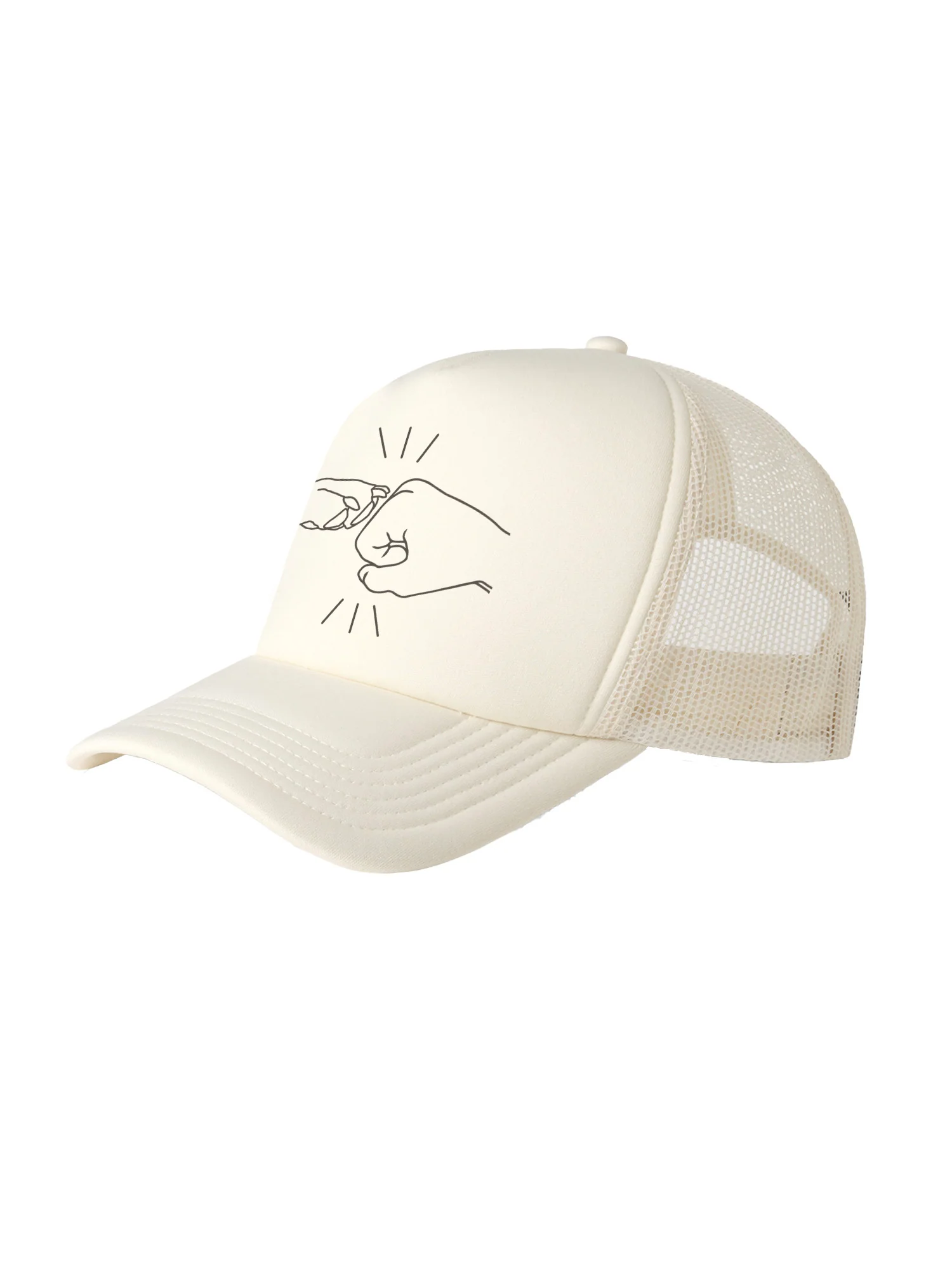 Paw Fist Bump Foam Trucker Cap - Image 8