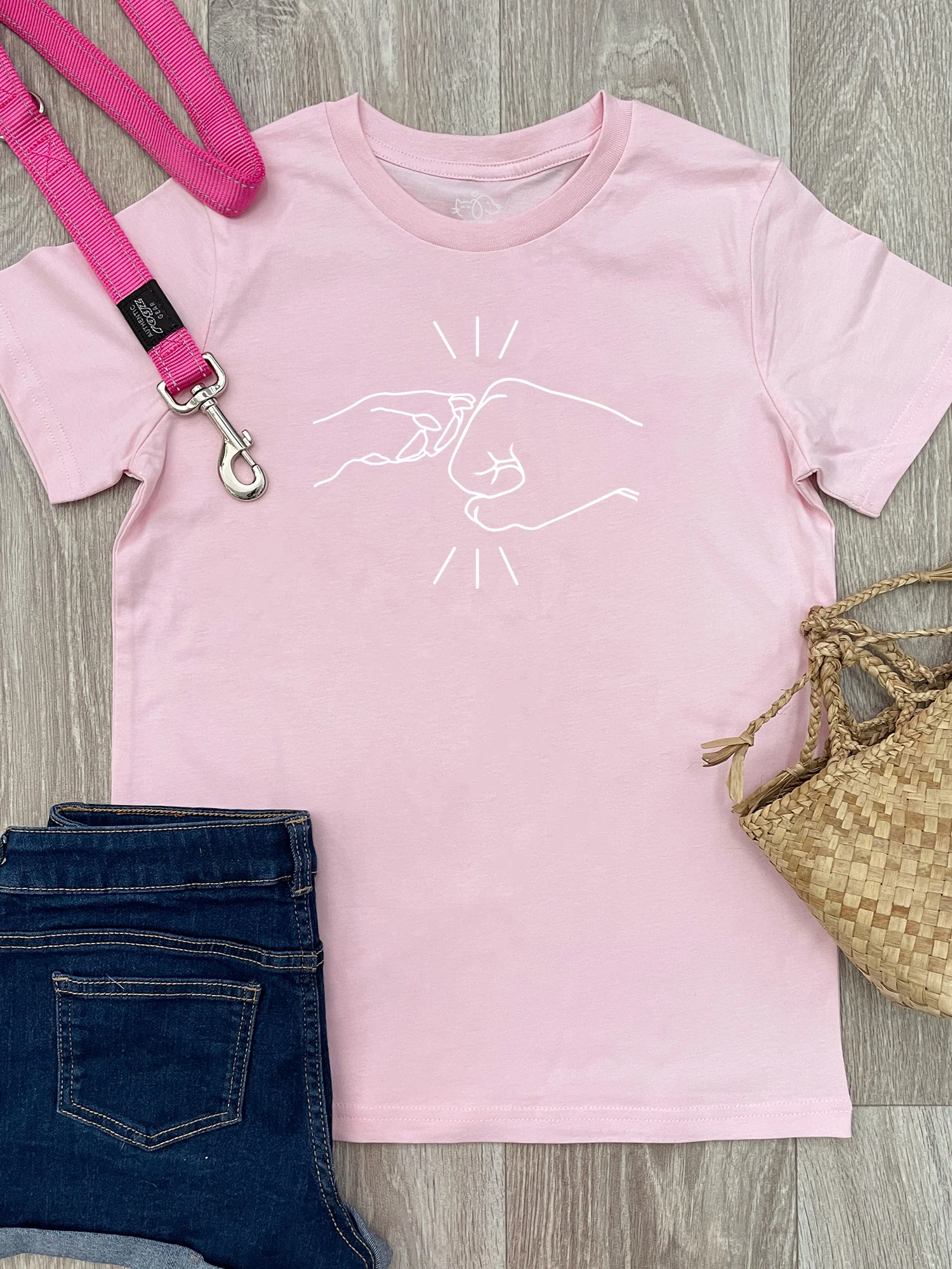 Paw Fist Bump Youth Tee - Image 2
