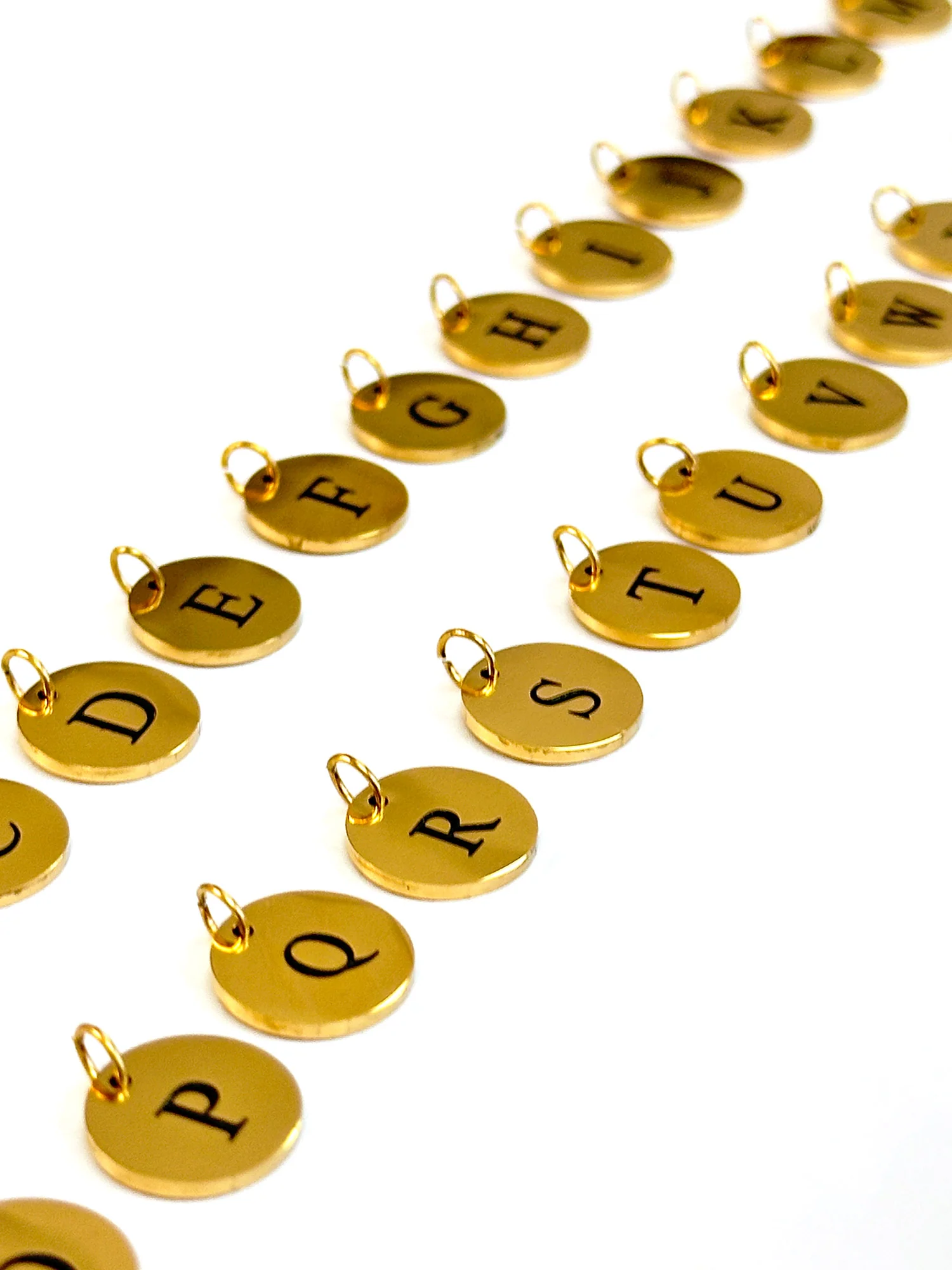 Gold Paw Print & Initial Pendant Necklace - Image 4