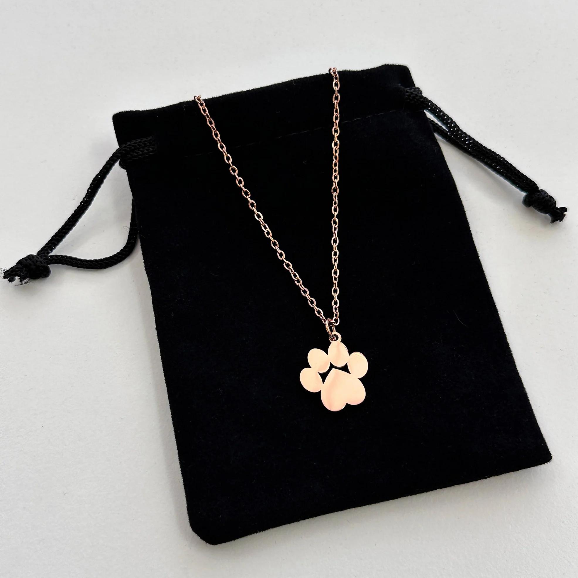 Paw Print Pendant Necklace - Image 4
