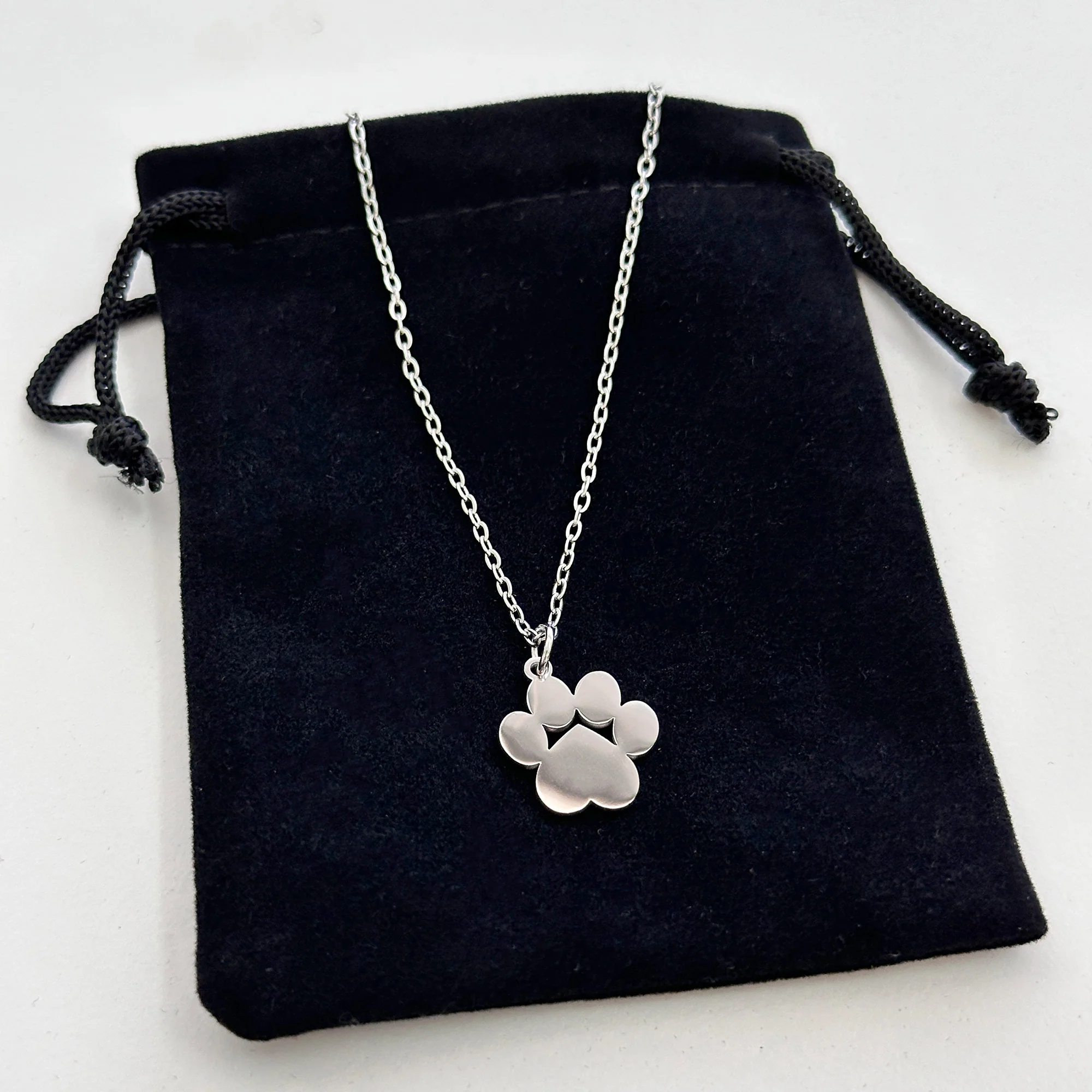 Paw Print Pendant Necklace - Image 6
