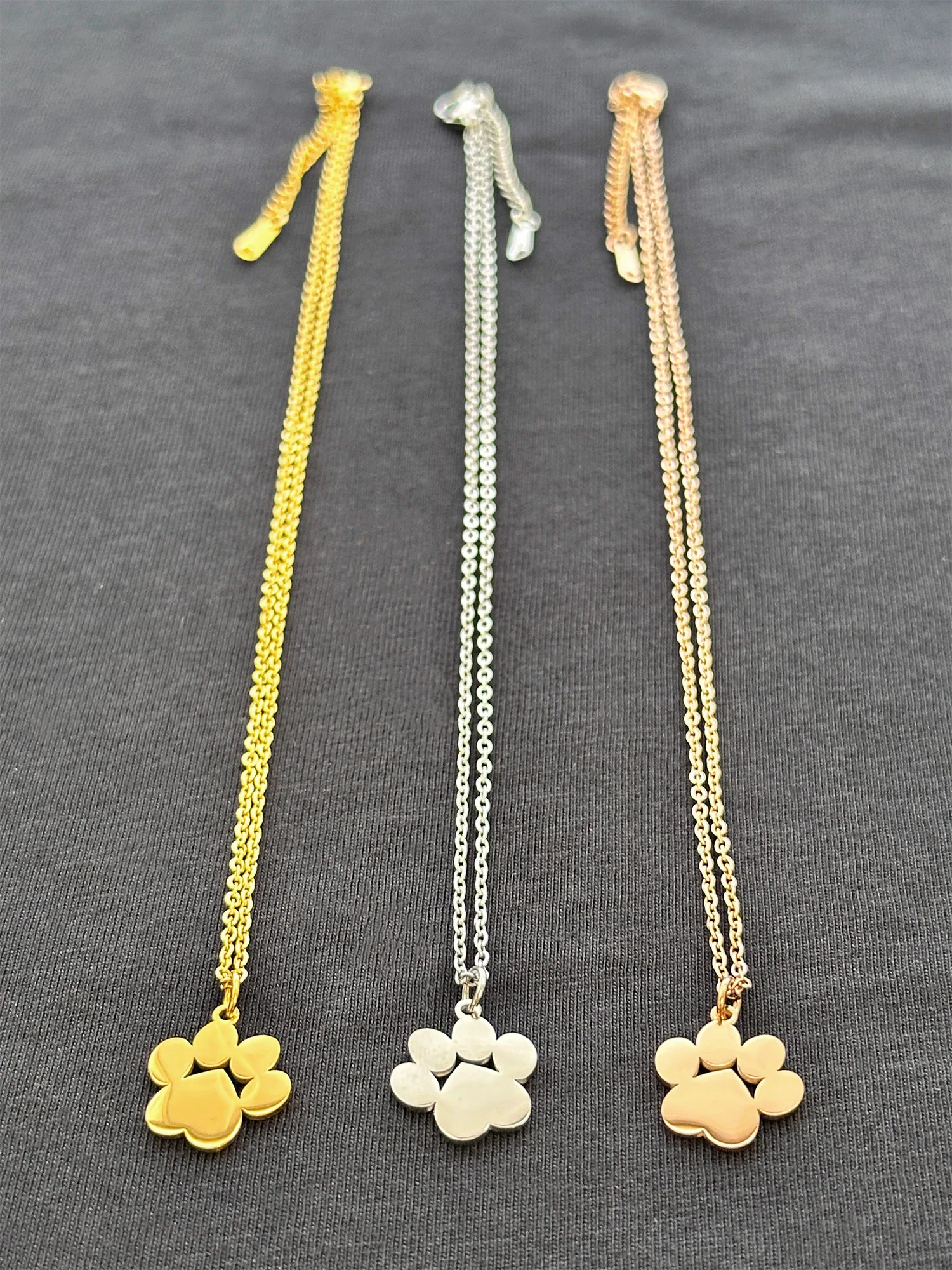 Paw Print Pendant Necklace - Image 7