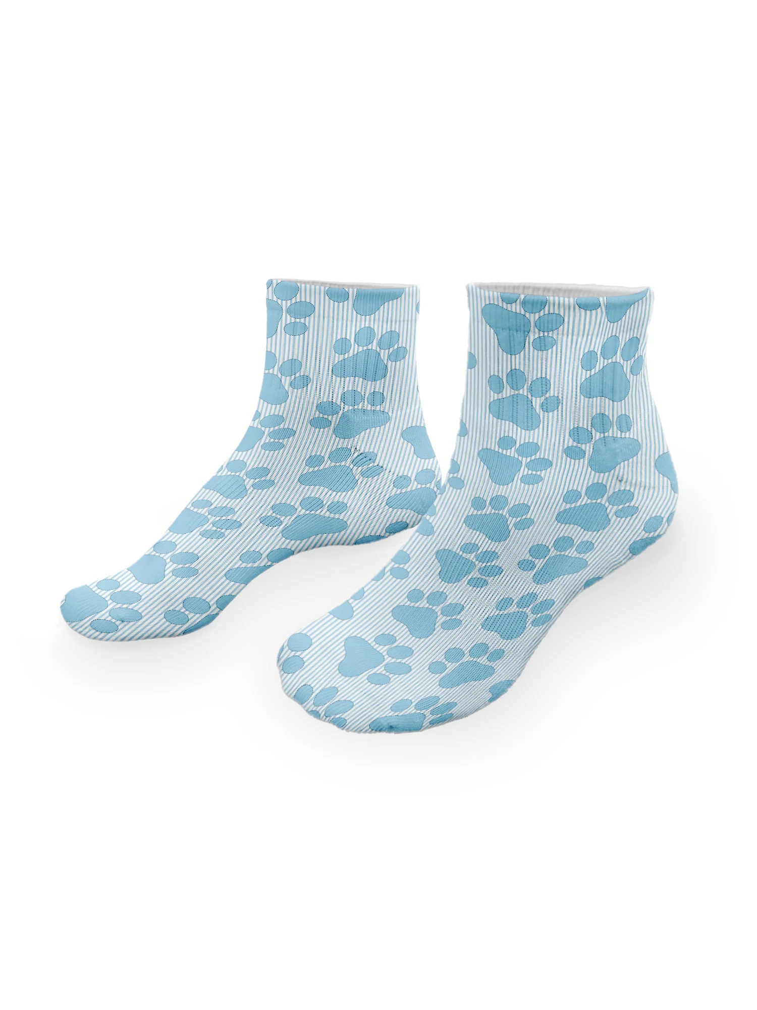 Paws & Pinstripes Ankle Socks - Image 9