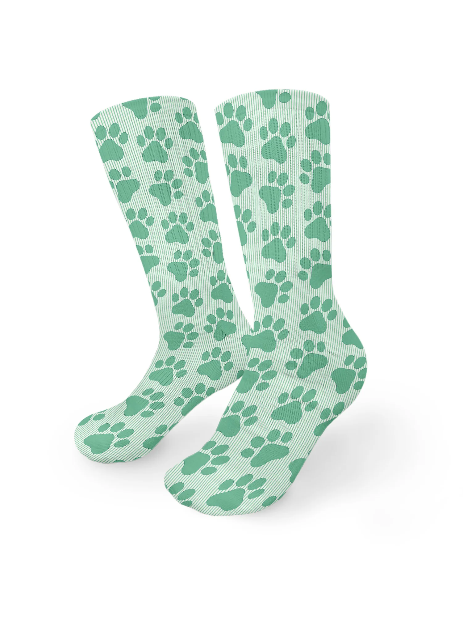 Paws & Pinstripes Crew Socks - Image 10