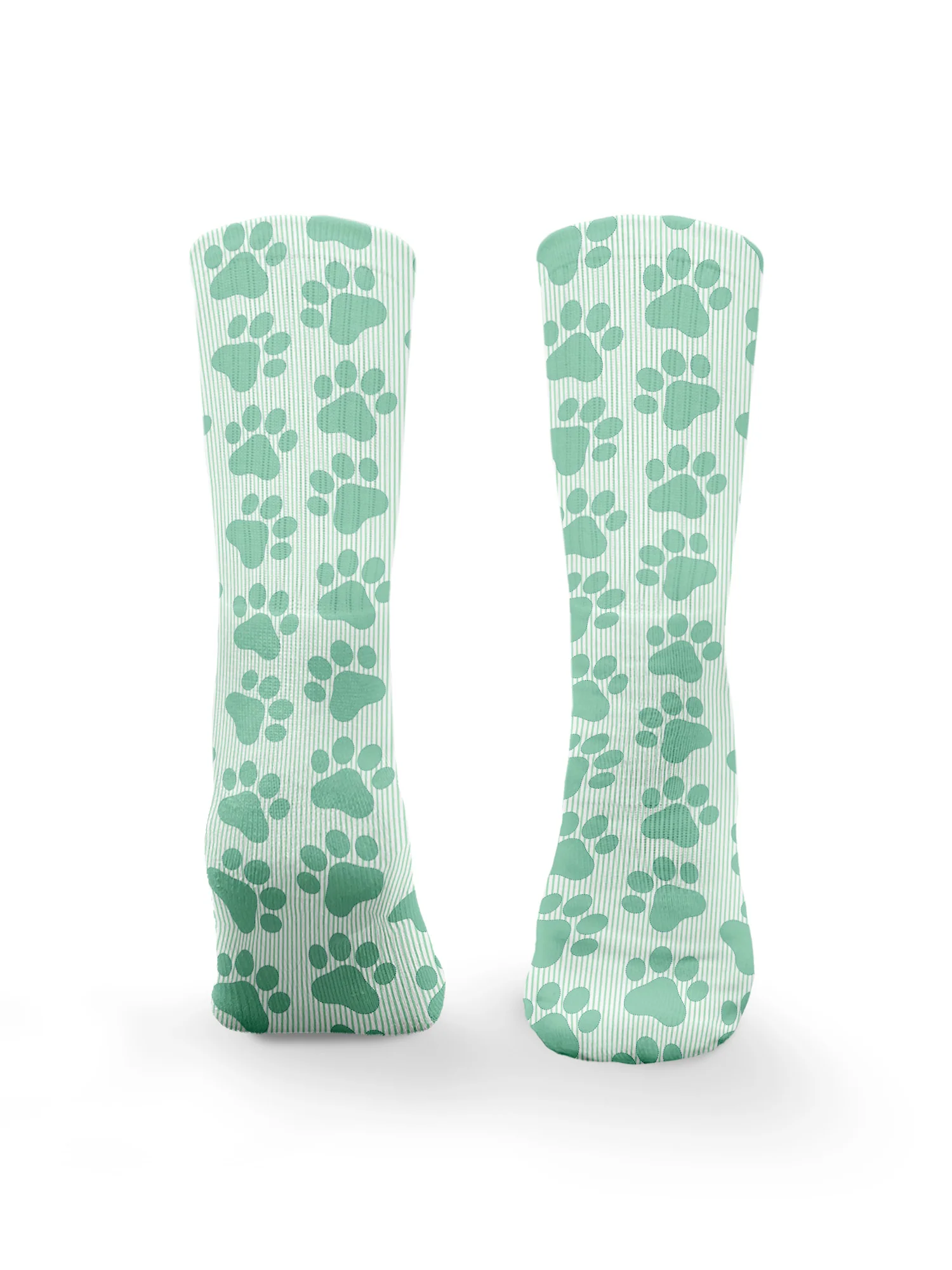 Paws & Pinstripes Crew Socks - Image 3